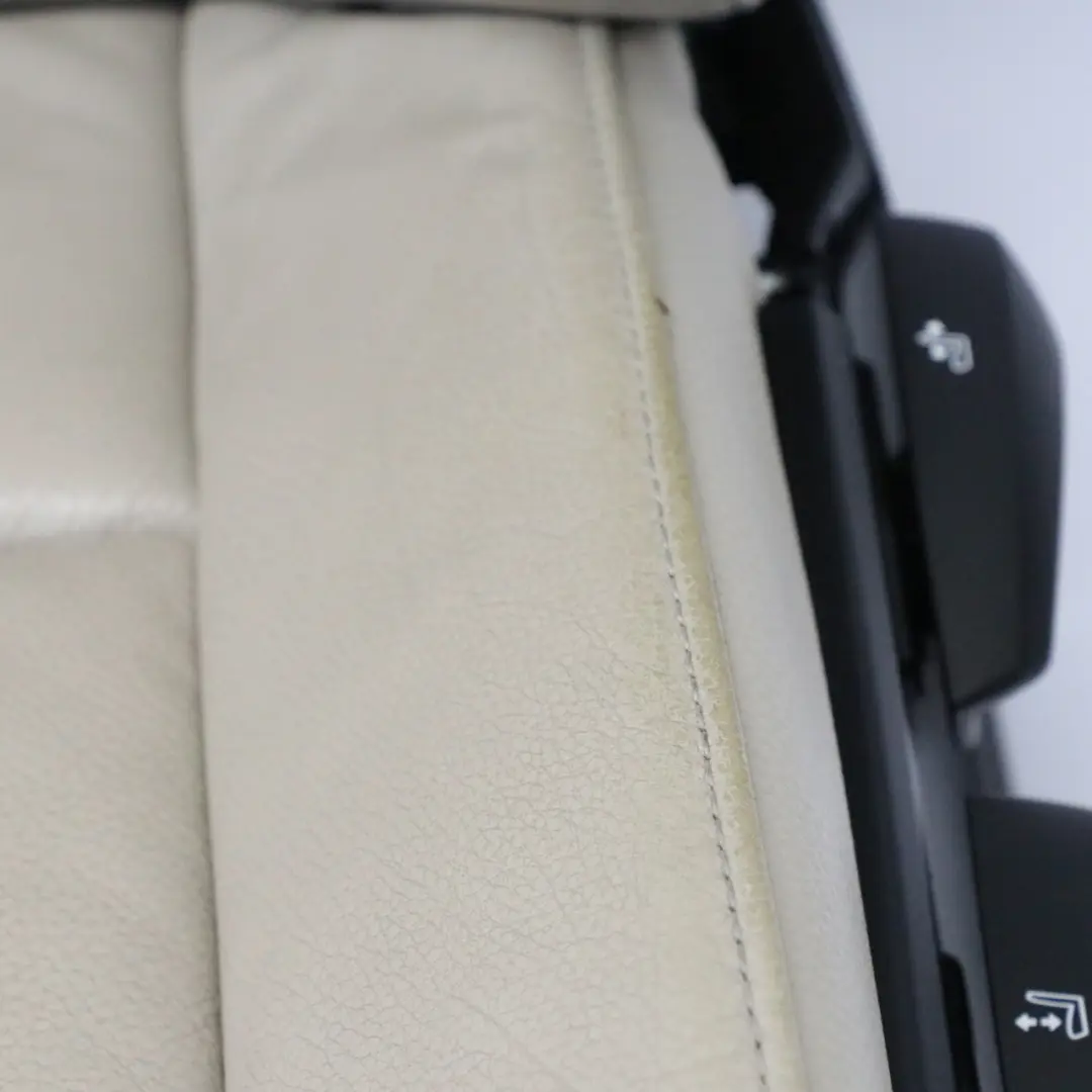 BMW E90 E91 LCI Asiento Delantero Izquierdo Interior Cuero Dakota Oyster