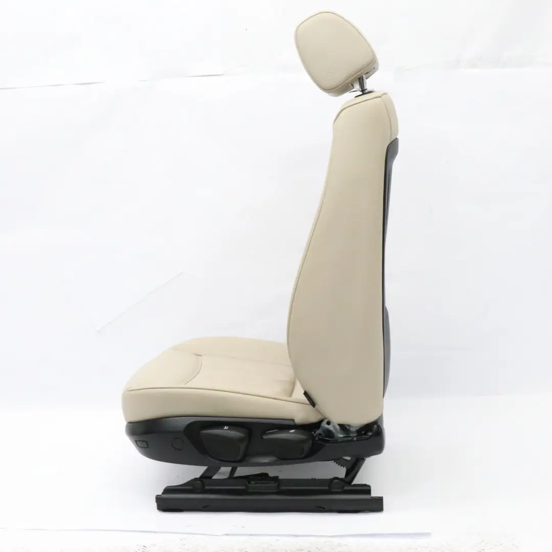 BMW E90 E91 LCI Asiento Delantero Izquierdo Interior Cuero Dakota Oyster