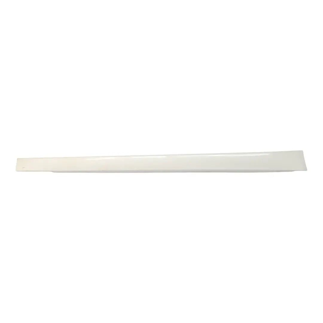 BMW F30 F31 Side Skirt Sill Strip Right O/S Mineralweiss Mineral White - A96