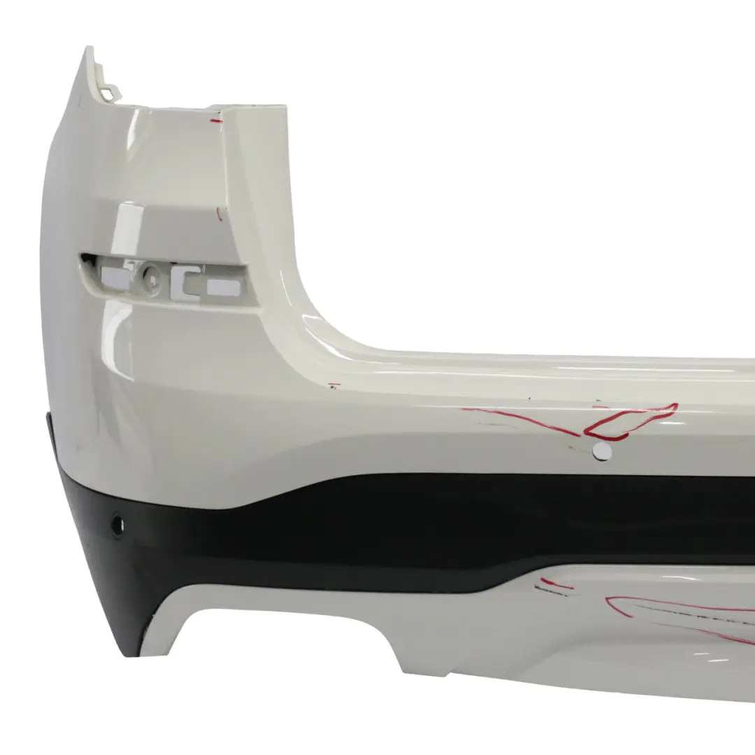 Rear Bumper BMW X3 F25 Trim Panel Cover PDC Alpinweiss 3 Alpine White - 300