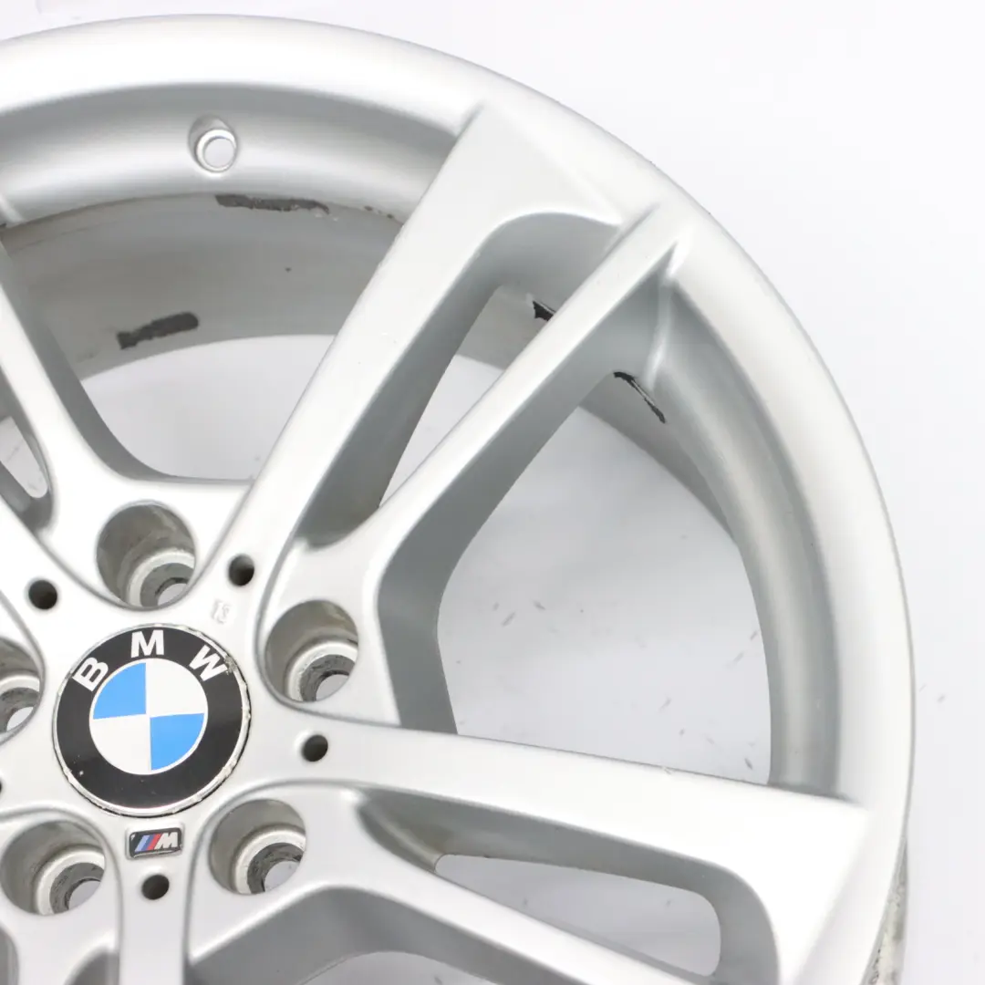 BMW X3 F25 Front Silver Wheel Rim Alloy 19" M Double Spoke 369 8,5J 7844250