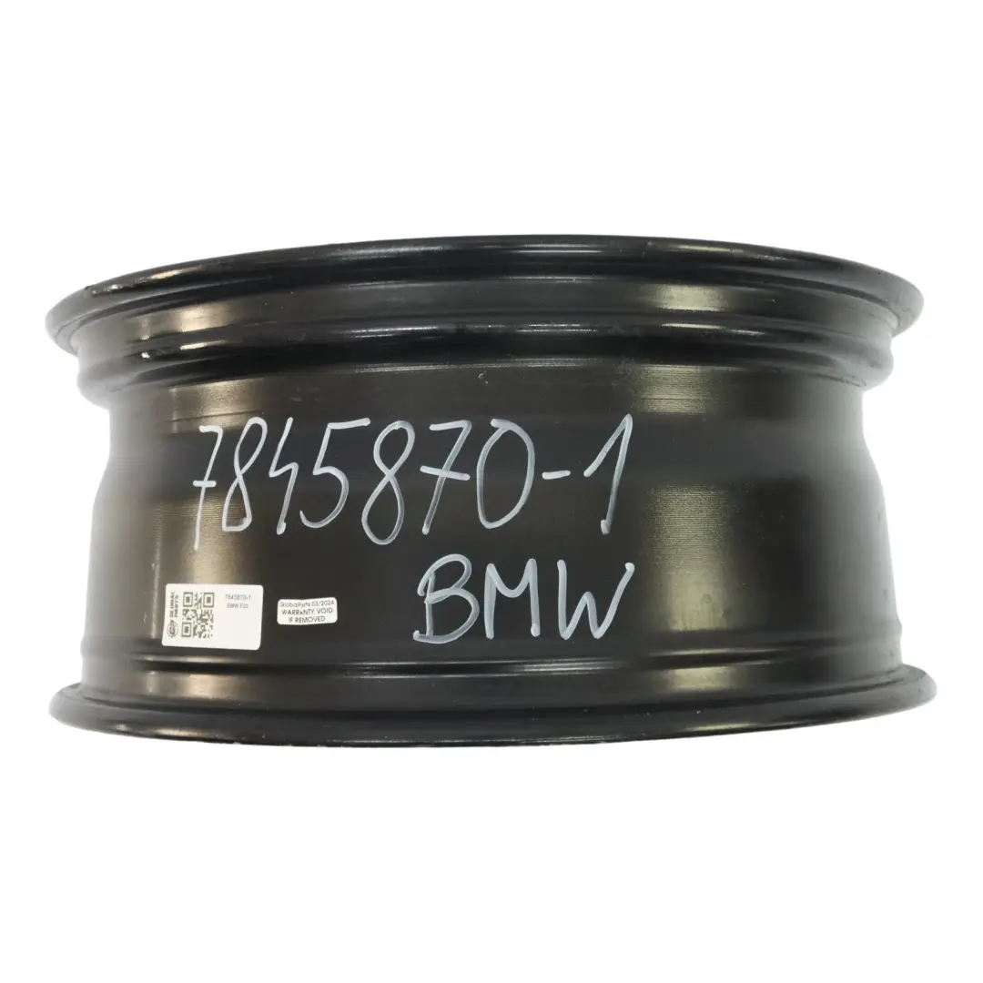 BMW F20 F21 F22 F23 Llanta de Aleación Negra 18" M Doble Radio 436 ET:45 7,5J