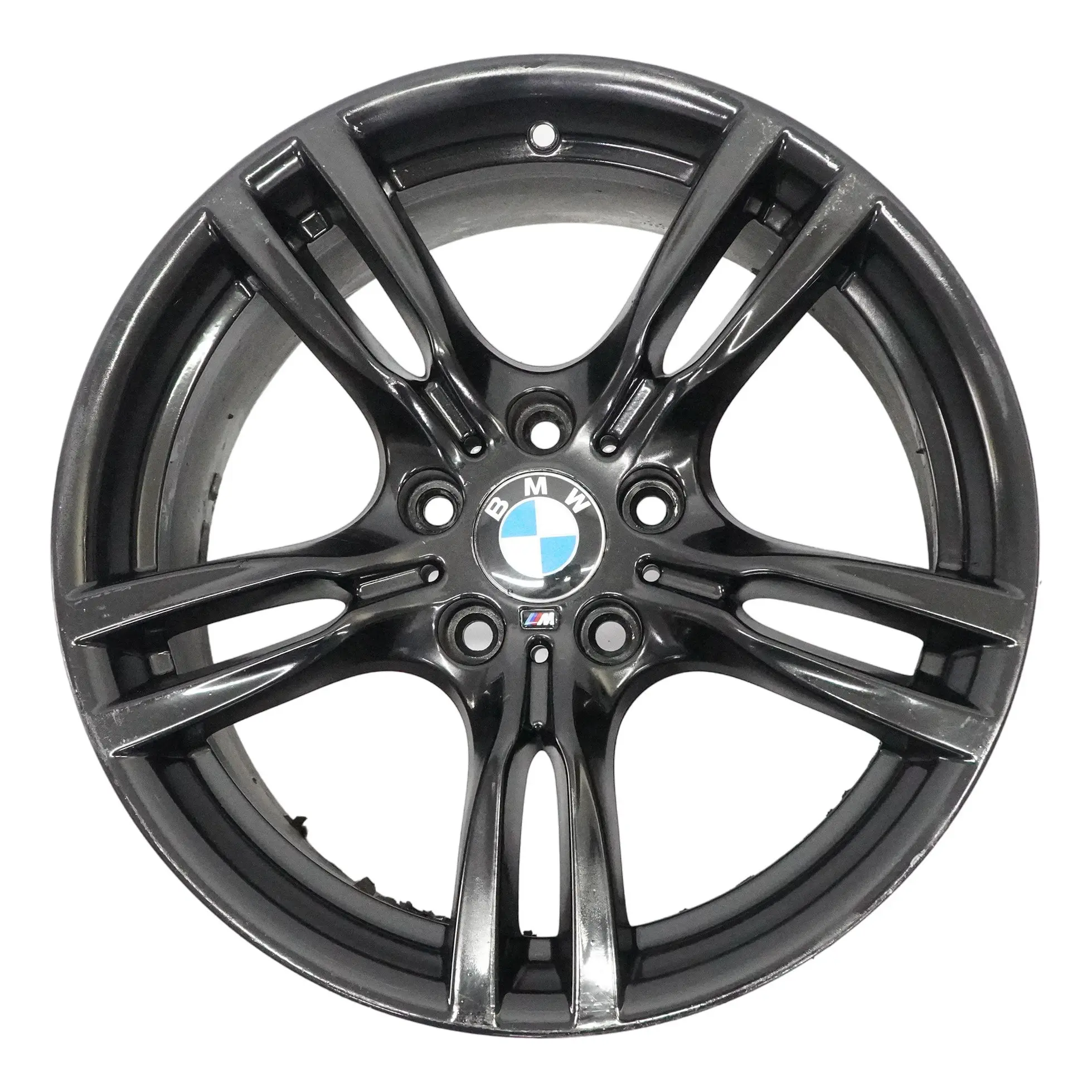 BMW F30 F31 Rueda Trasera Llanta Aleación Negra 18" 8,5J 47 M Star Spoke 400