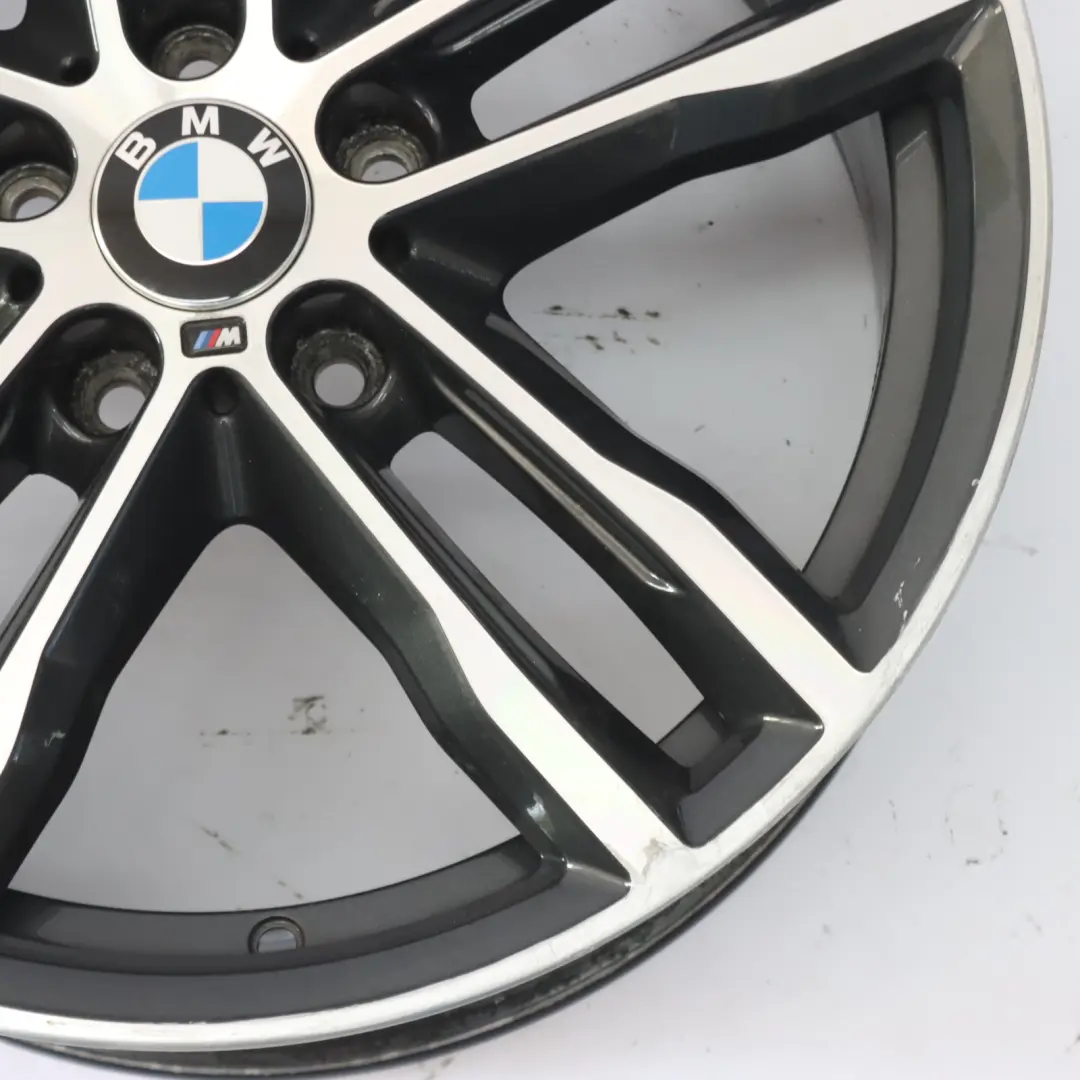 BMW F30 F31 F32 Grau Alu Felge Alufelge 19" M Doppelspeiche 704 ET:36 7856710