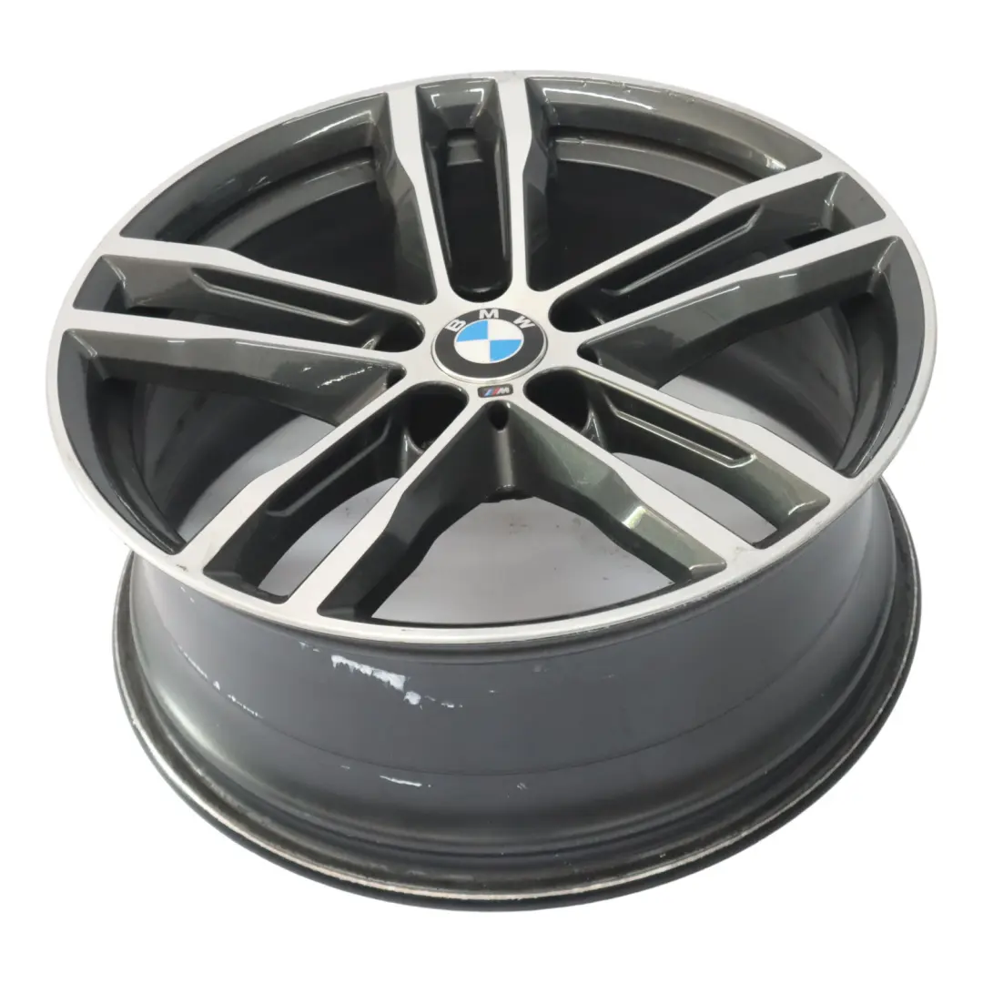 BMW F30 F31 F32 Grau Alu Felge Alufelge 19" M Doppelspeiche 704 ET:36 7856710