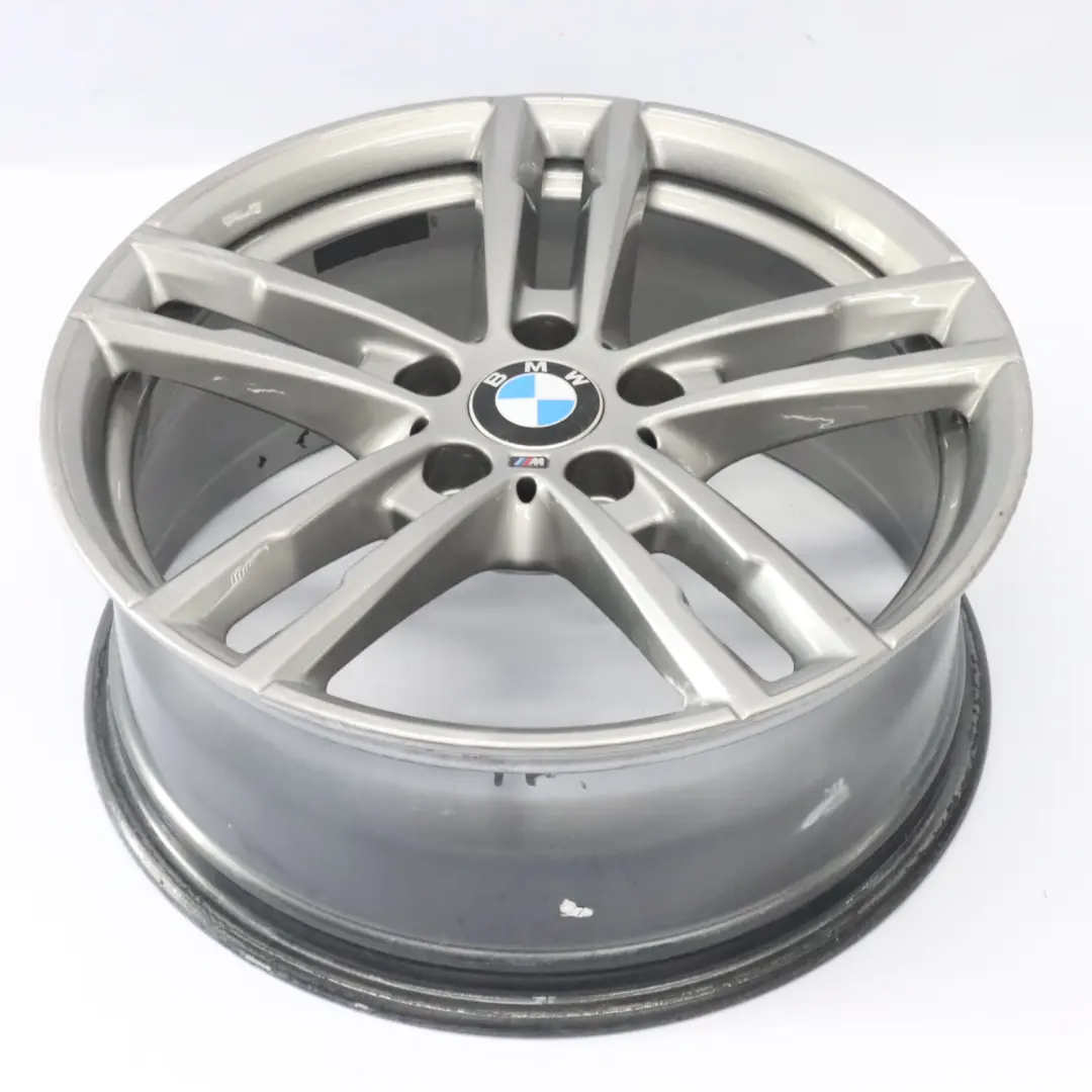 BMW F20 Front Ferric Grey Alloy Wheel Rim 18" M Double Spoke 719 7,5J 8009701