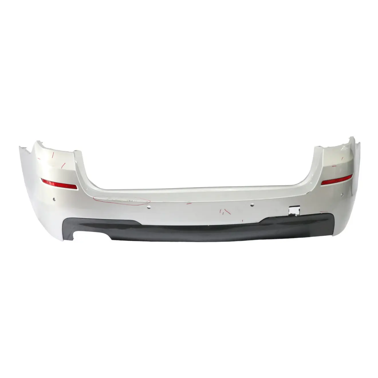 BMW F11 Touring M Sport Rear Bumper Panel PDC Titansilber Silver Metallic - 354