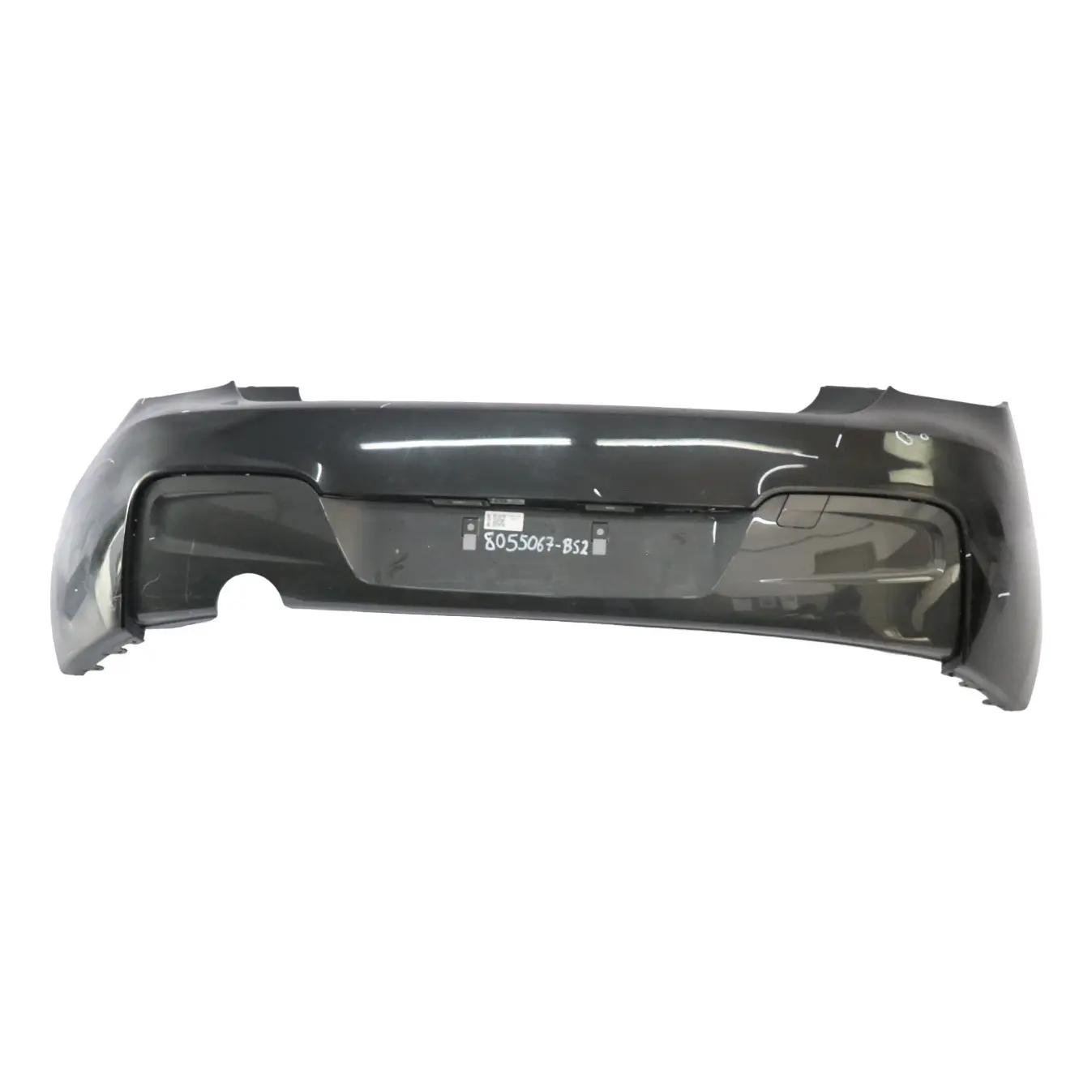 BMW F20 F21 M Sport Rear Bumper Trim Panel Black Sapphire Metallic - 475