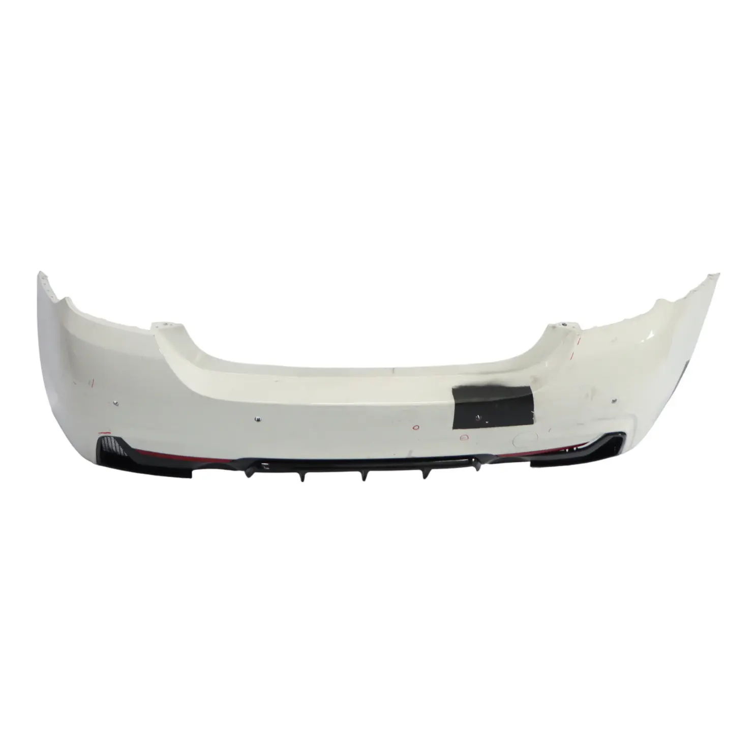 BMW F32 F33 M Sport Rear Bumper Trim Panel PDC Alpinweiss Alpine White - 300