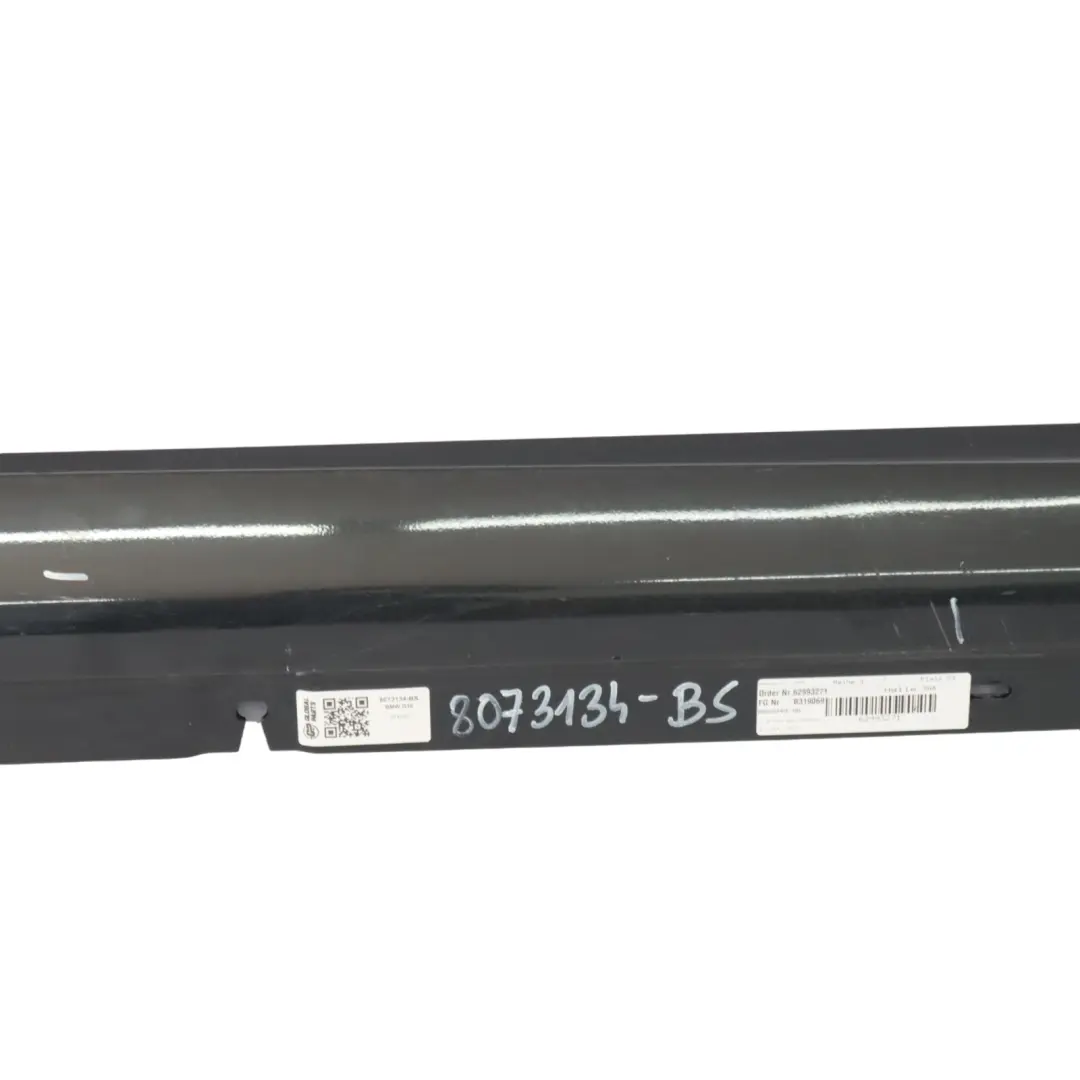 BMW G30 F90 M5 Side Skirt Sill Strip Right O/S Black Sapphire Metallic - 475