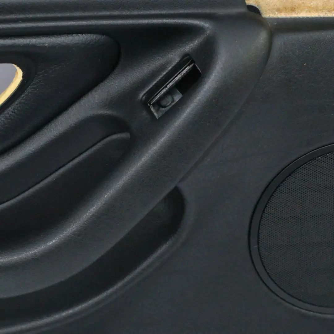 BMW E38 Door Card Front Left N/S Lining Panel Trim Cover Leather Black