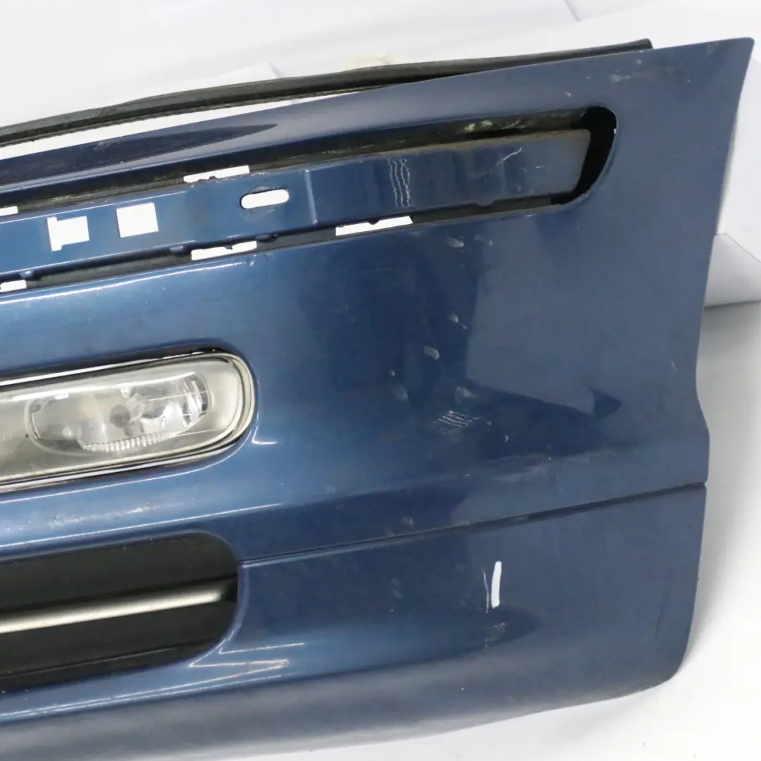 BMW E46 Saloon Touring Front Bumper Trim Panel Topasblau Blue Metallic - 364