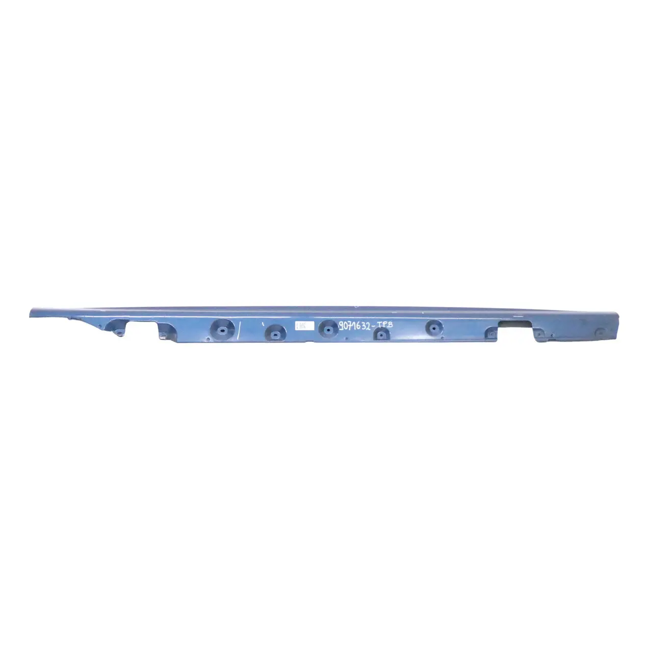 BMW E46 Right O/S Side Sill Skirt Kick Panel Topasblau Blue Metallic - 364