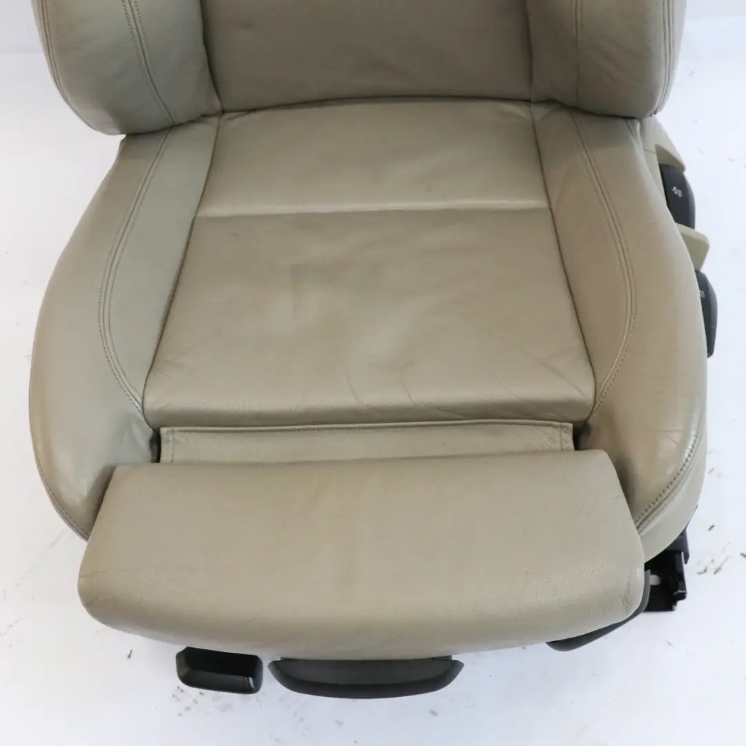 BMW E81 Asiento Delantero Izquierdo Calefactable Cuero Boston Beige 9124309