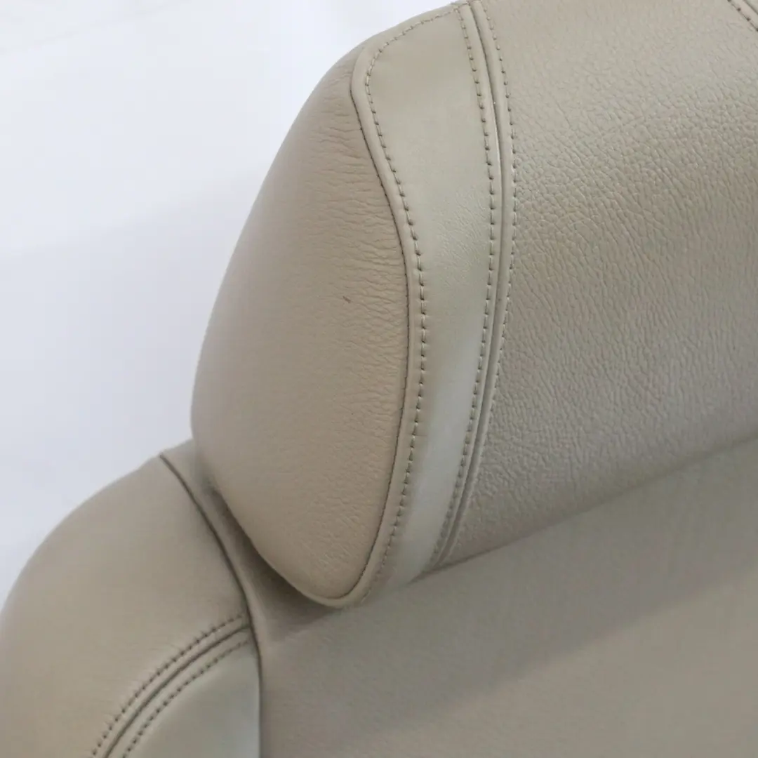 BMW E81 Asiento Delantero Izquierdo Calefactable Cuero Boston Beige 9124309