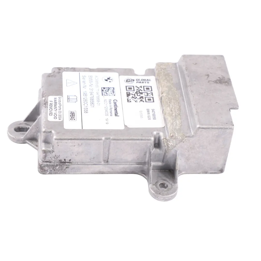 BMW G20 G21 Moduł Sterownik Poduszek Powietrznych SRS ECU 9476858