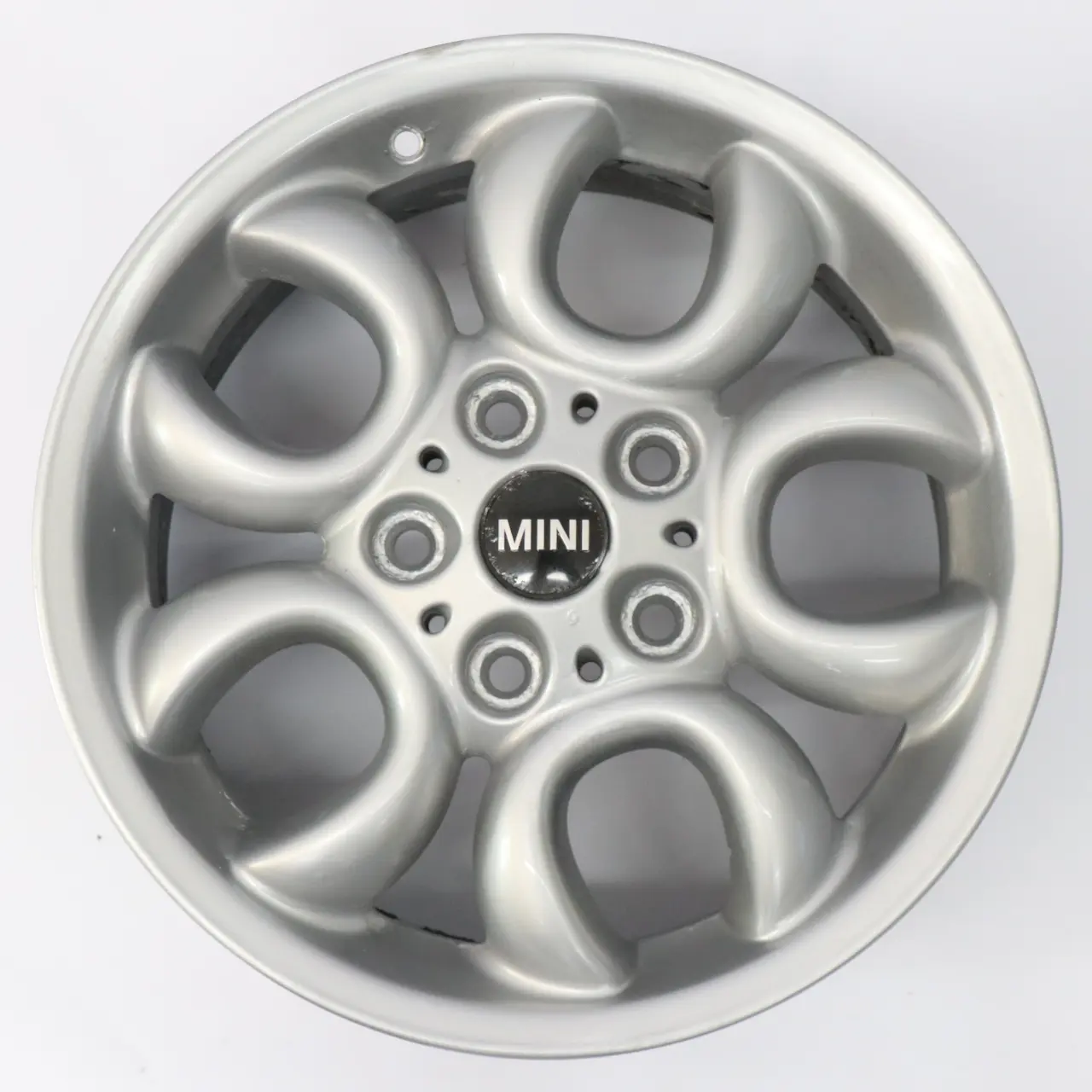 Mini R60 R61 Silberne Leicht metall felge 16" Rundspeiche 123 6,5J ET:46 9803725