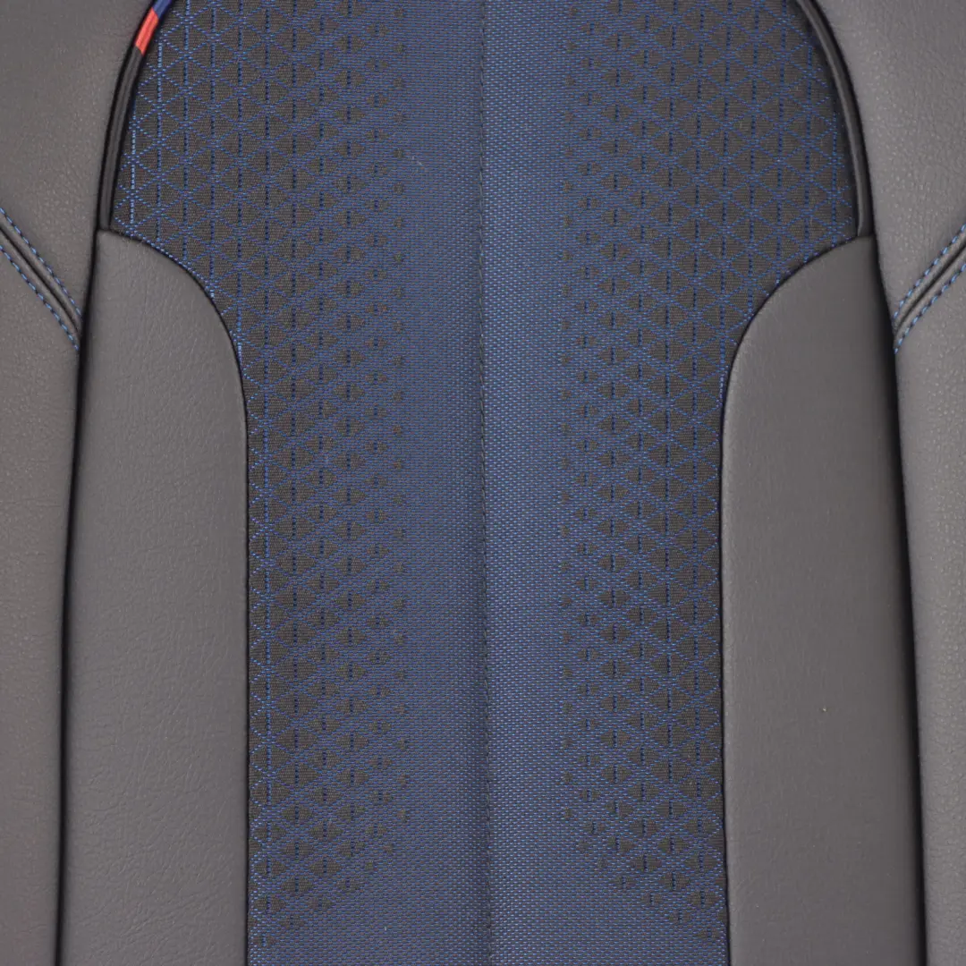 BMW F40 Backrest Seat Bench Rear Right O/S  Cloth Leather Trigon Sensatec Black