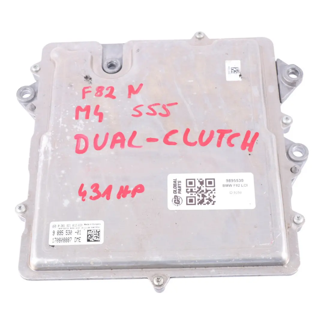 BMW M2 M3 M4 F80 F82 F87 S55 Unidad Control Motor ECU DME 9895530 Doble Embrague