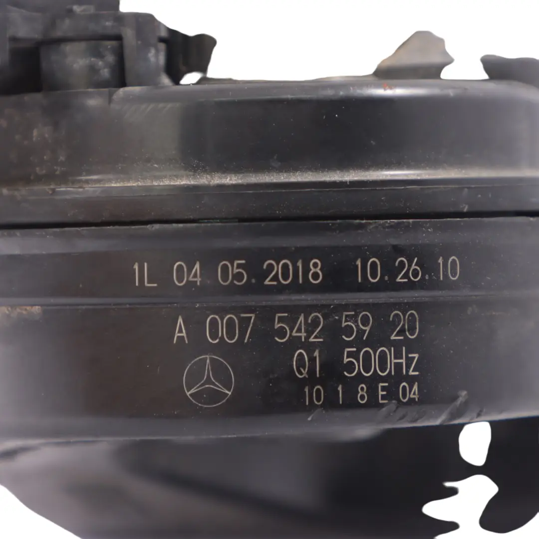 Mercedes SLK R172 Señal de claxon Izquierda Fanfarria 500Hz A0075425920