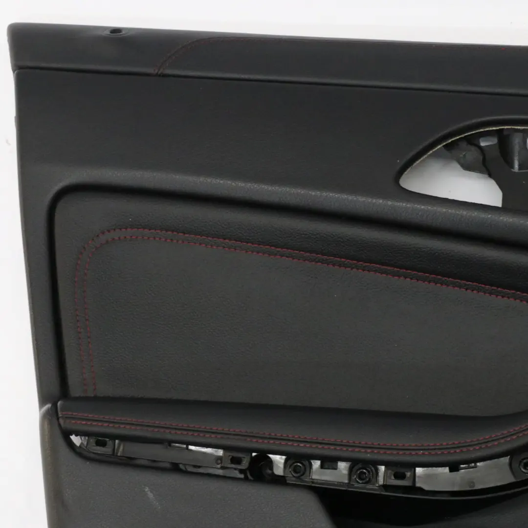Mercedes CLA C117 Door Card Cover Front Left N/S Trim Panel Black Leather