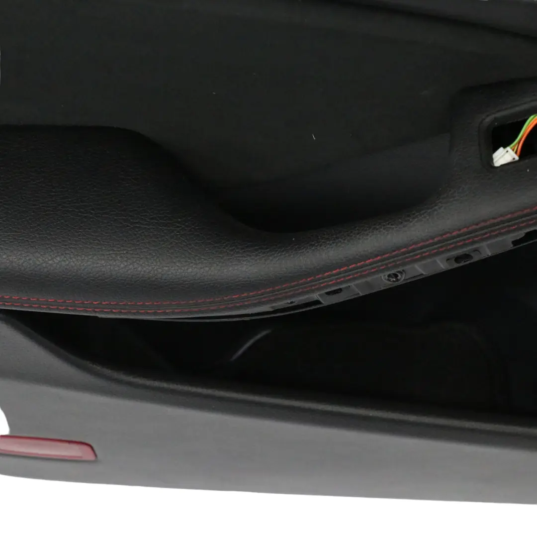 Mercedes C117 Door Card Front Left N/S Trim Panel Cover Lining Leather Black