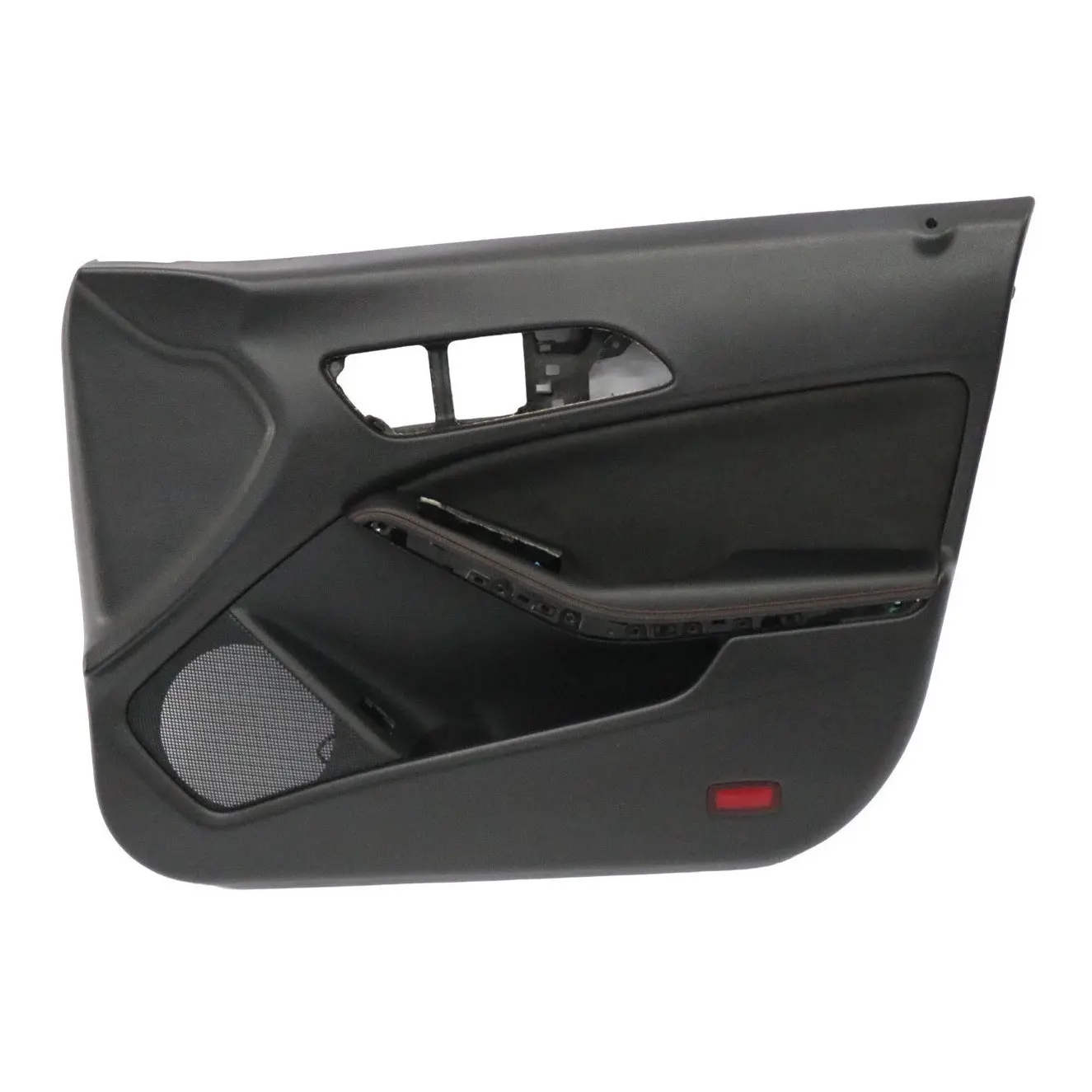 Mercedes C117 Door Card Front Right O/S Trim Panel Cover Lining Leather Black