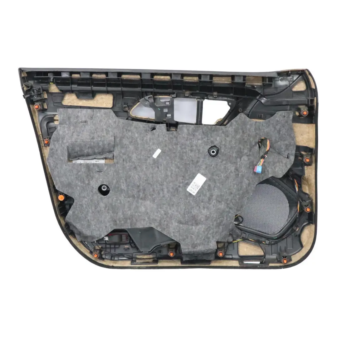 Mercedes C117 Door Card Front Right O/S Trim Panel Cover Lining Leather Black