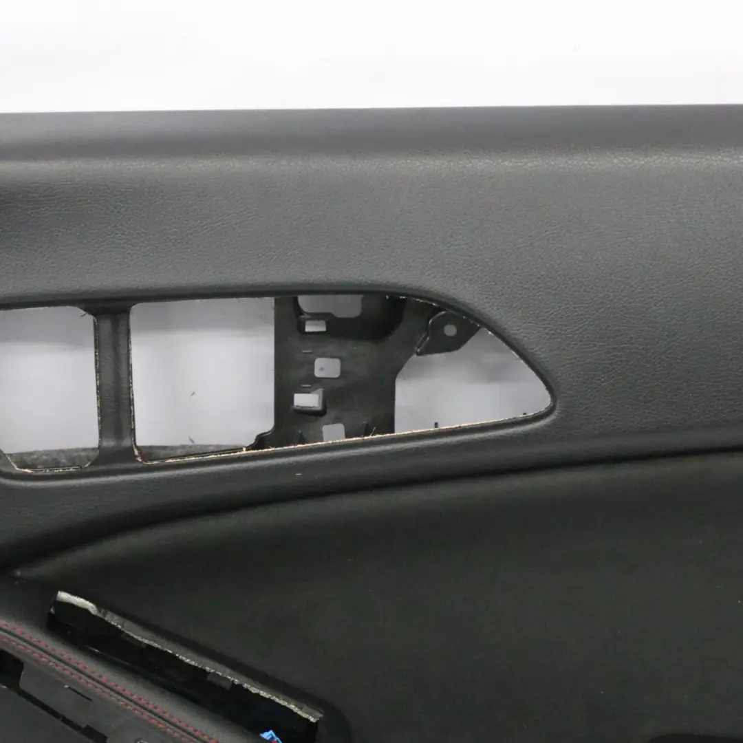 Mercedes C117 Door Card Front Right O/S Trim Panel Cover Lining Leather Black