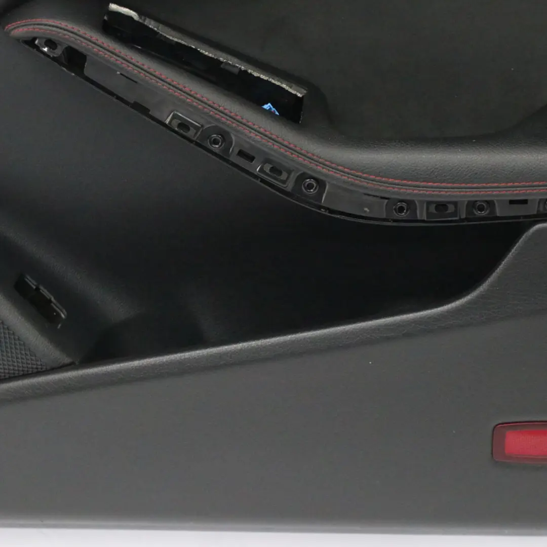 Mercedes C117 Door Card Front Right O/S Trim Panel Cover Lining Leather Black