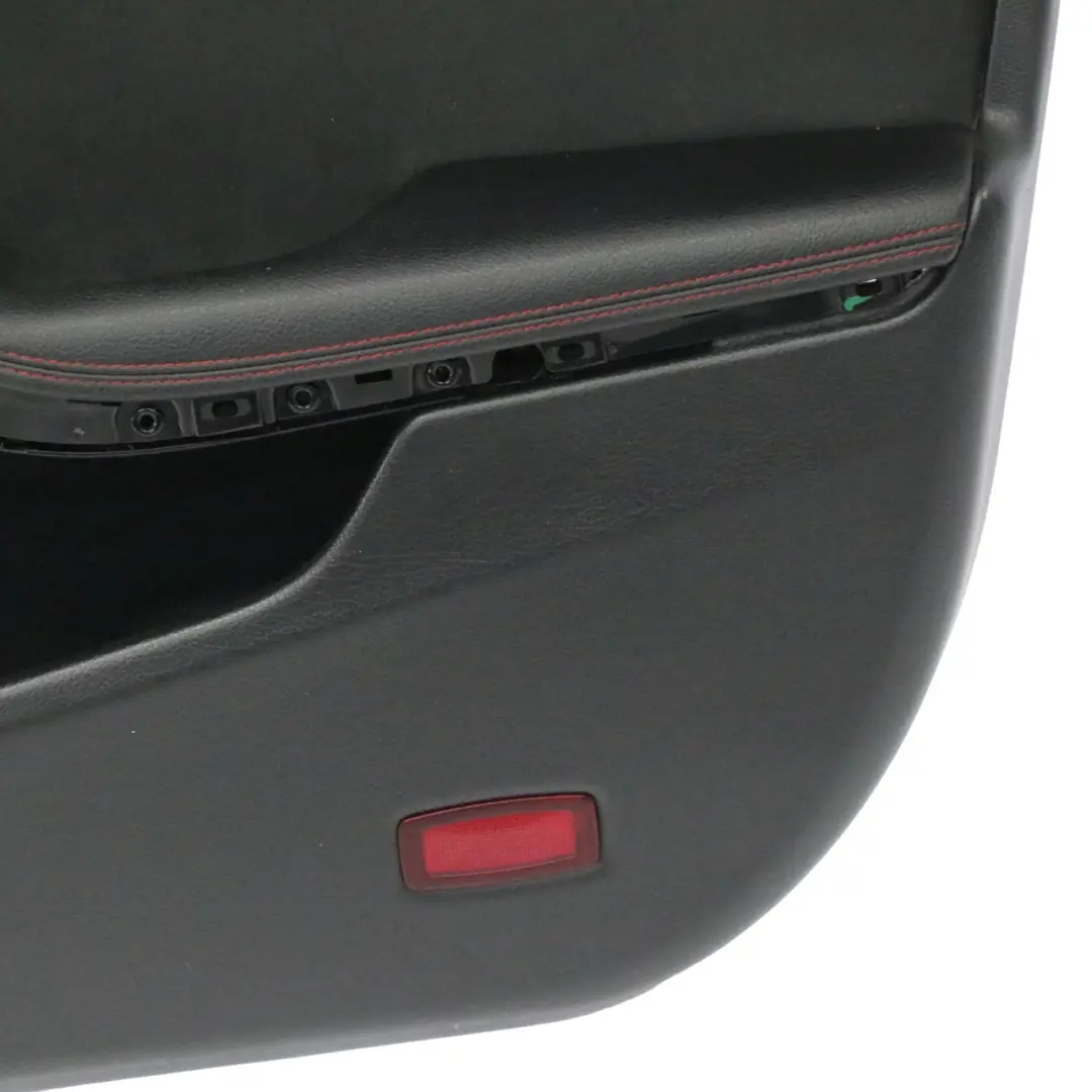 Mercedes C117 Door Card Front Right O/S Trim Panel Cover Lining Leather Black