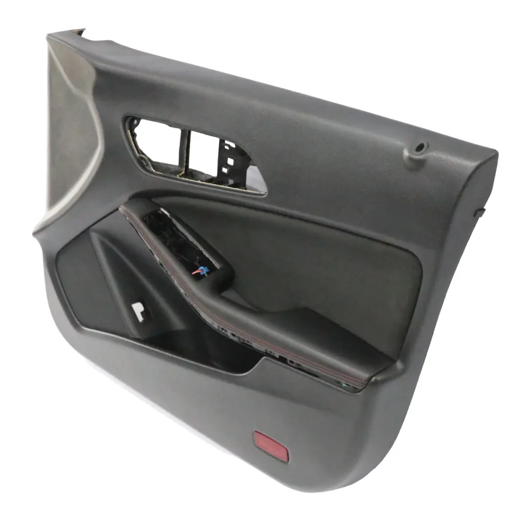 Mercedes C117 Door Card Front Right O/S Trim Panel Cover Lining Leather Black