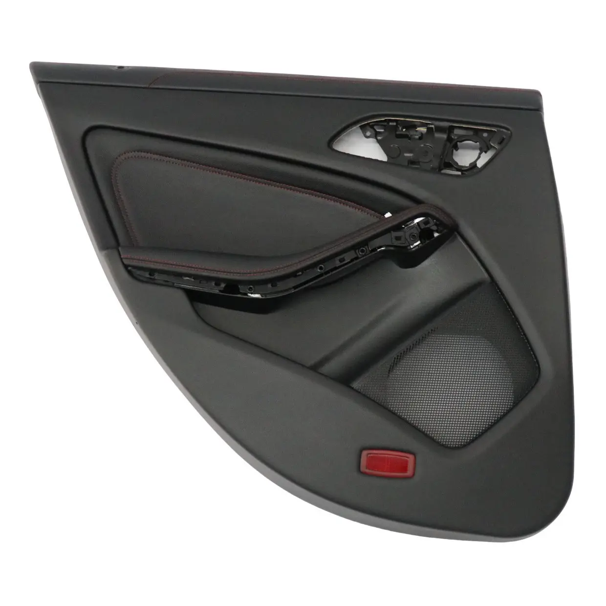 Mercedes C117 Tarjeta Puerta Trasera Izquierda Forro Panel Cuero Negro