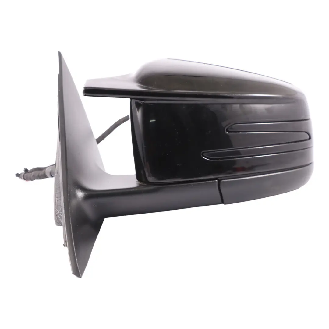 Mercedes C117 Wing Mirror Door Left N/S Auto Dip Power Fold Outside Black