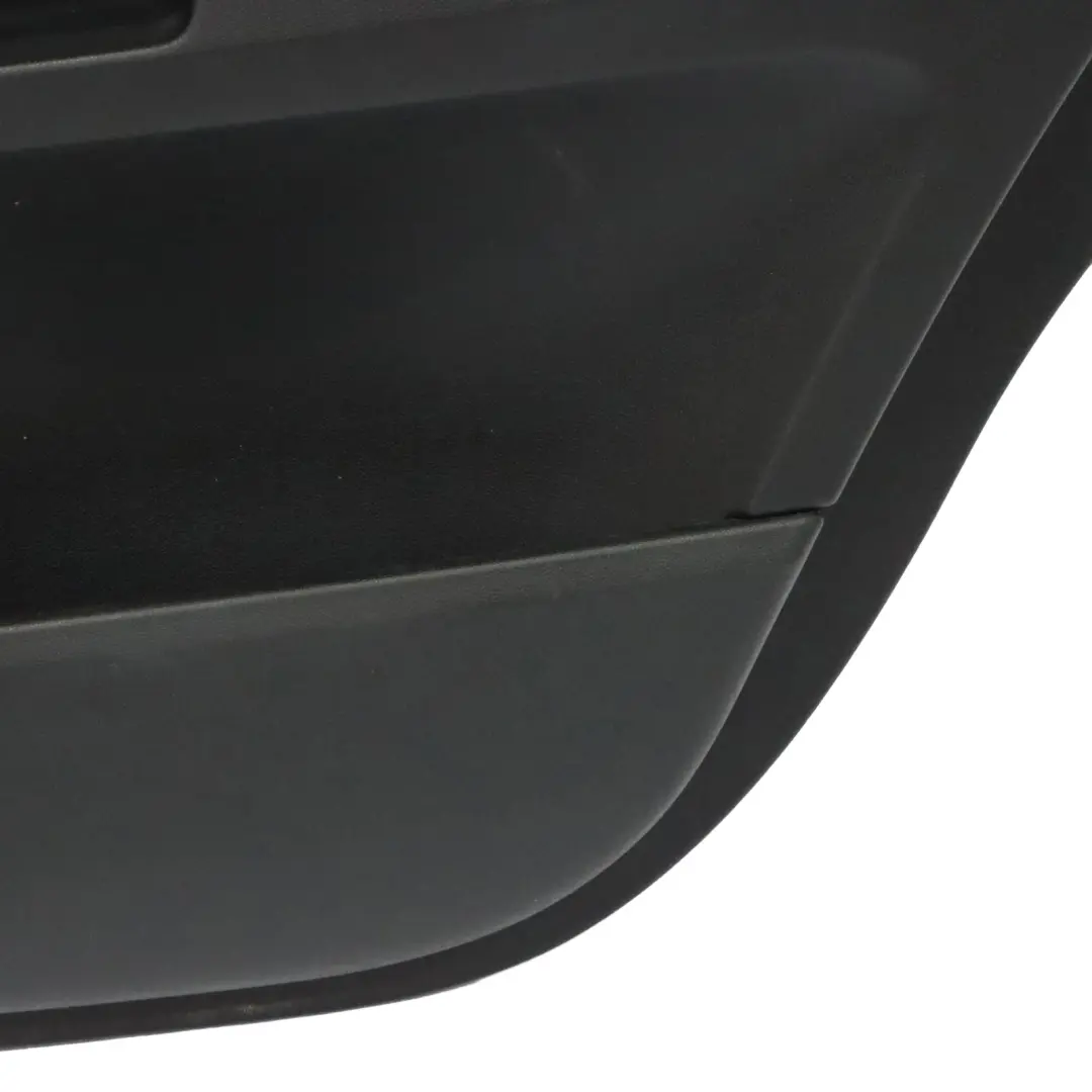 Mercedes GL X164 Tira decorativa tarjeta de puerta trasera derecha Cuero negro