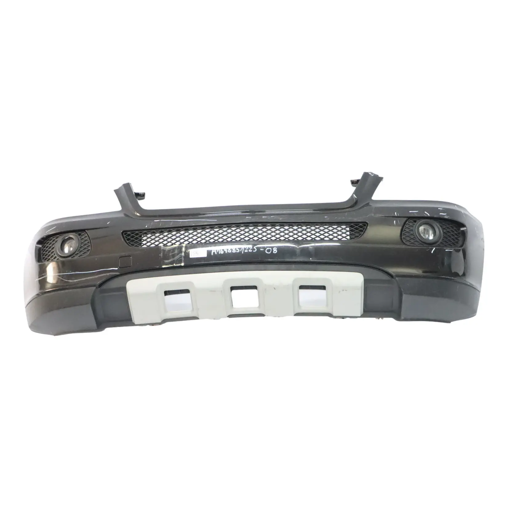 Mercedes ML W164 Front Bumper Trim Obsidian Black Metallic - 197