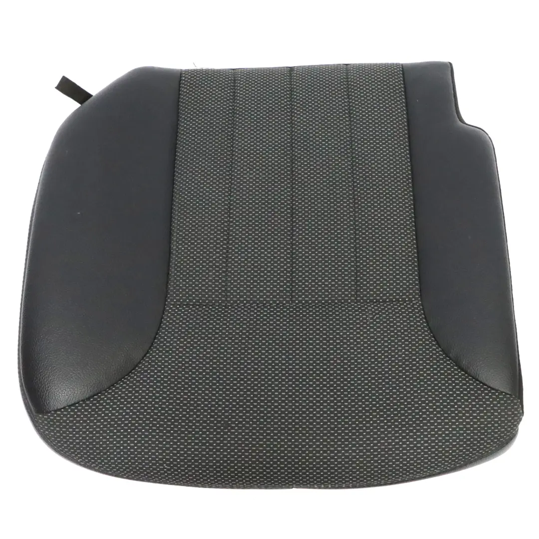 Mercedes ML W164 Cojín del asiento trasero derecho tela cuero negro A1649204646