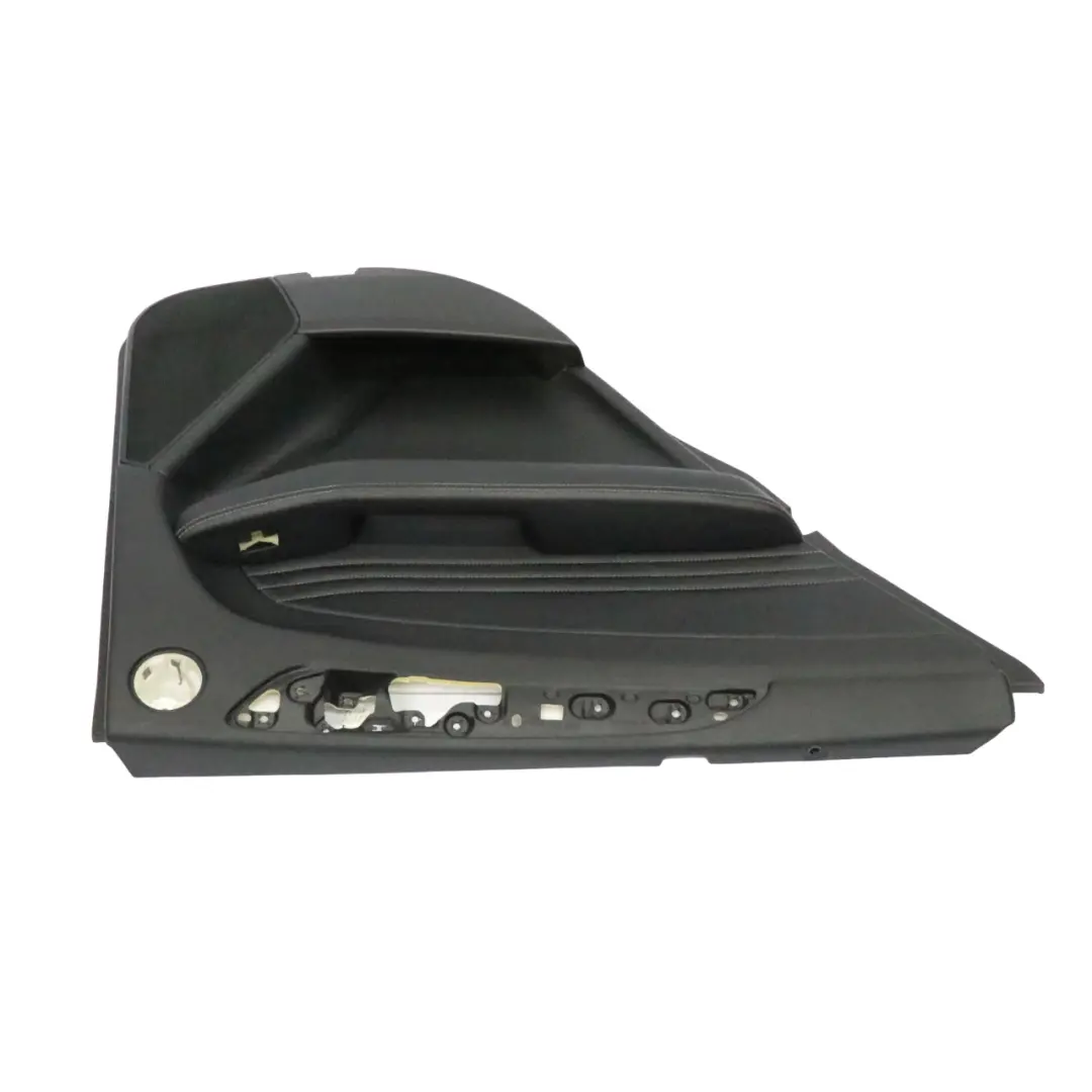 Mercedes W166 Tarjeta de puerta trasera izquierda Microfibra negra A1667200170