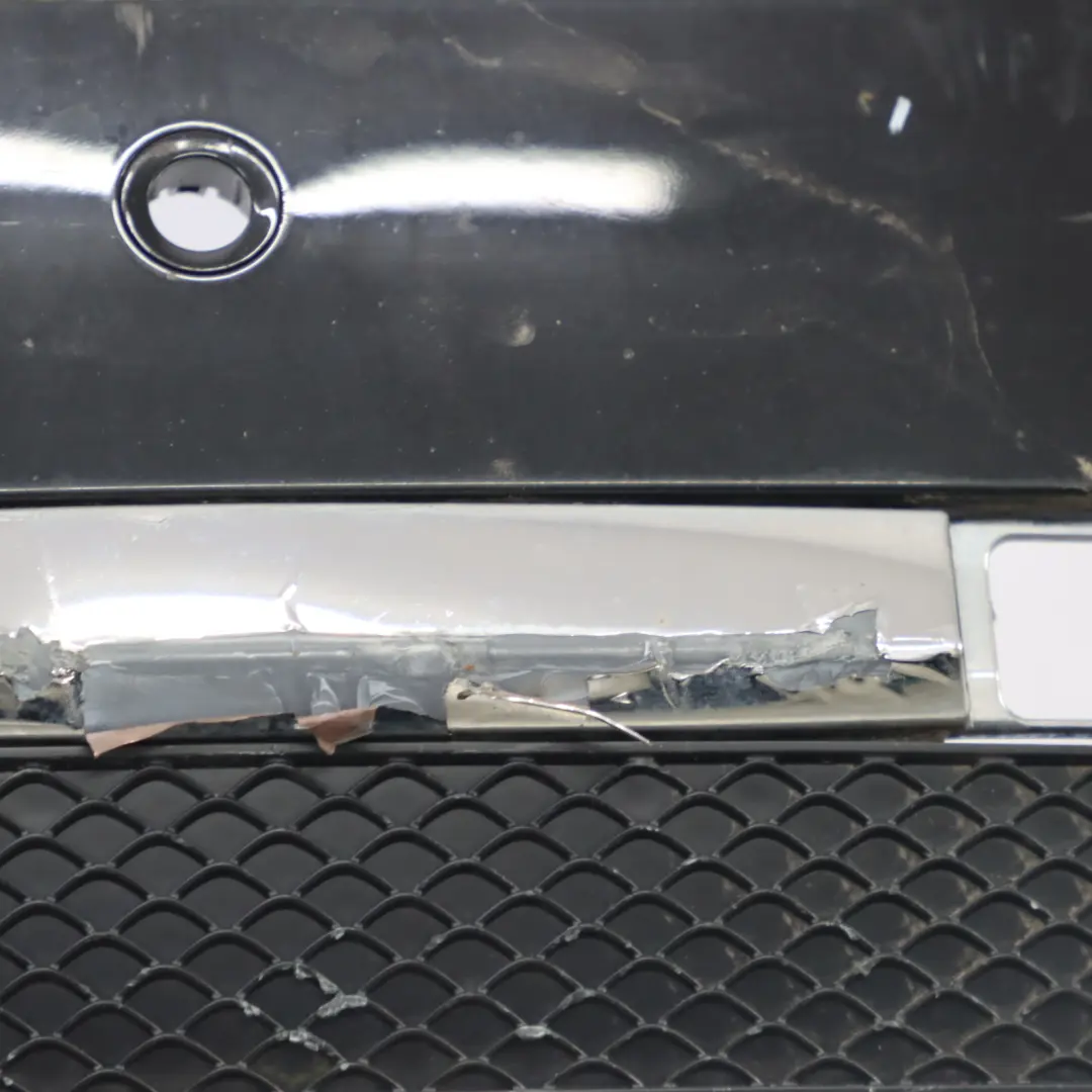 Mercedes W166 Bumper Rear Trim Panel Covering AMG Obsidian Black Metallic - 197