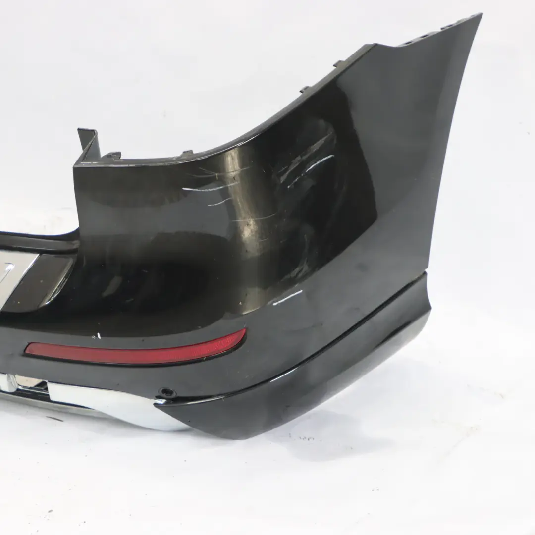 Mercedes W166 Bumper Rear Trim Panel Covering AMG Obsidian Black Metallic - 197