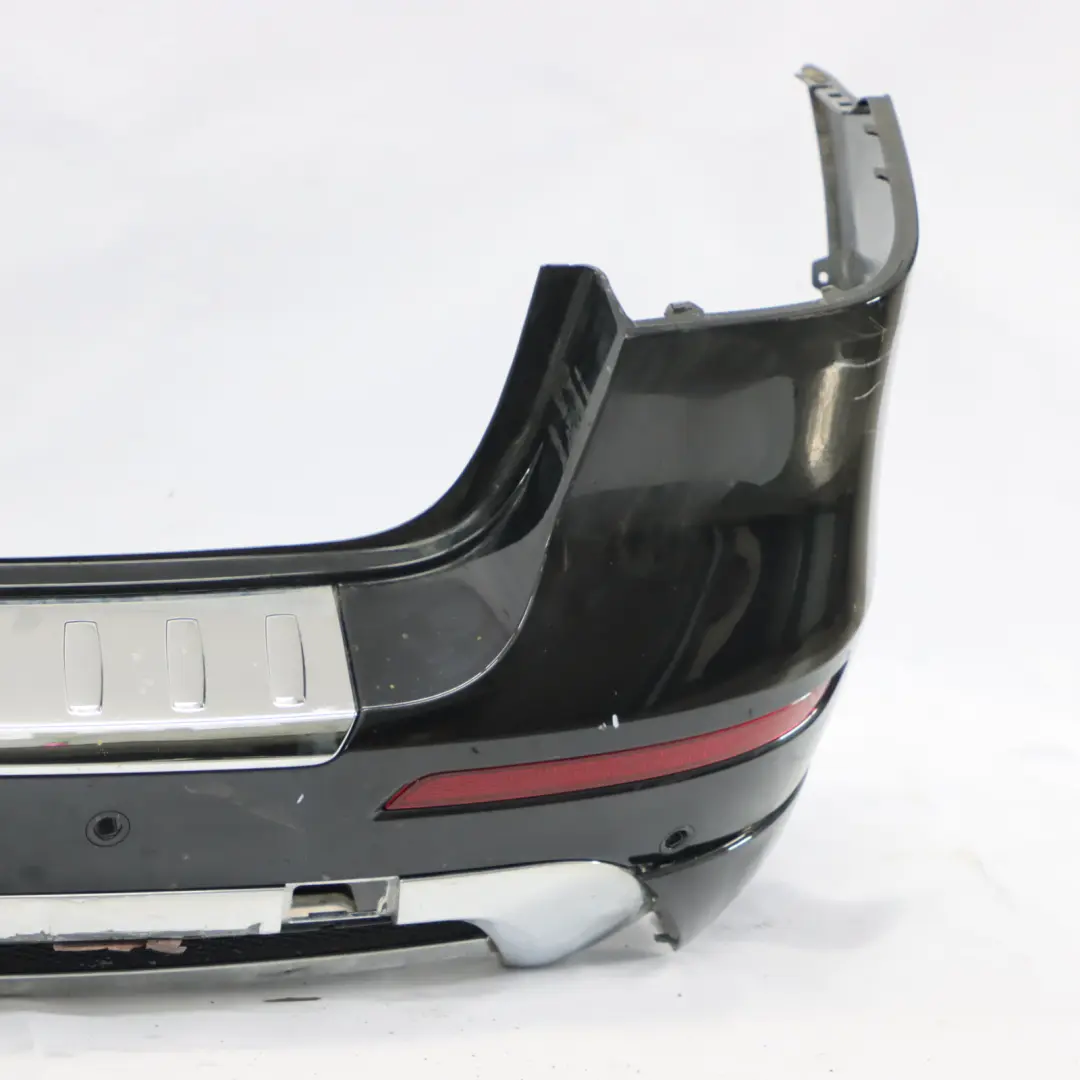 Mercedes W166 Bumper Rear Trim Panel Covering AMG Obsidian Black Metallic - 197