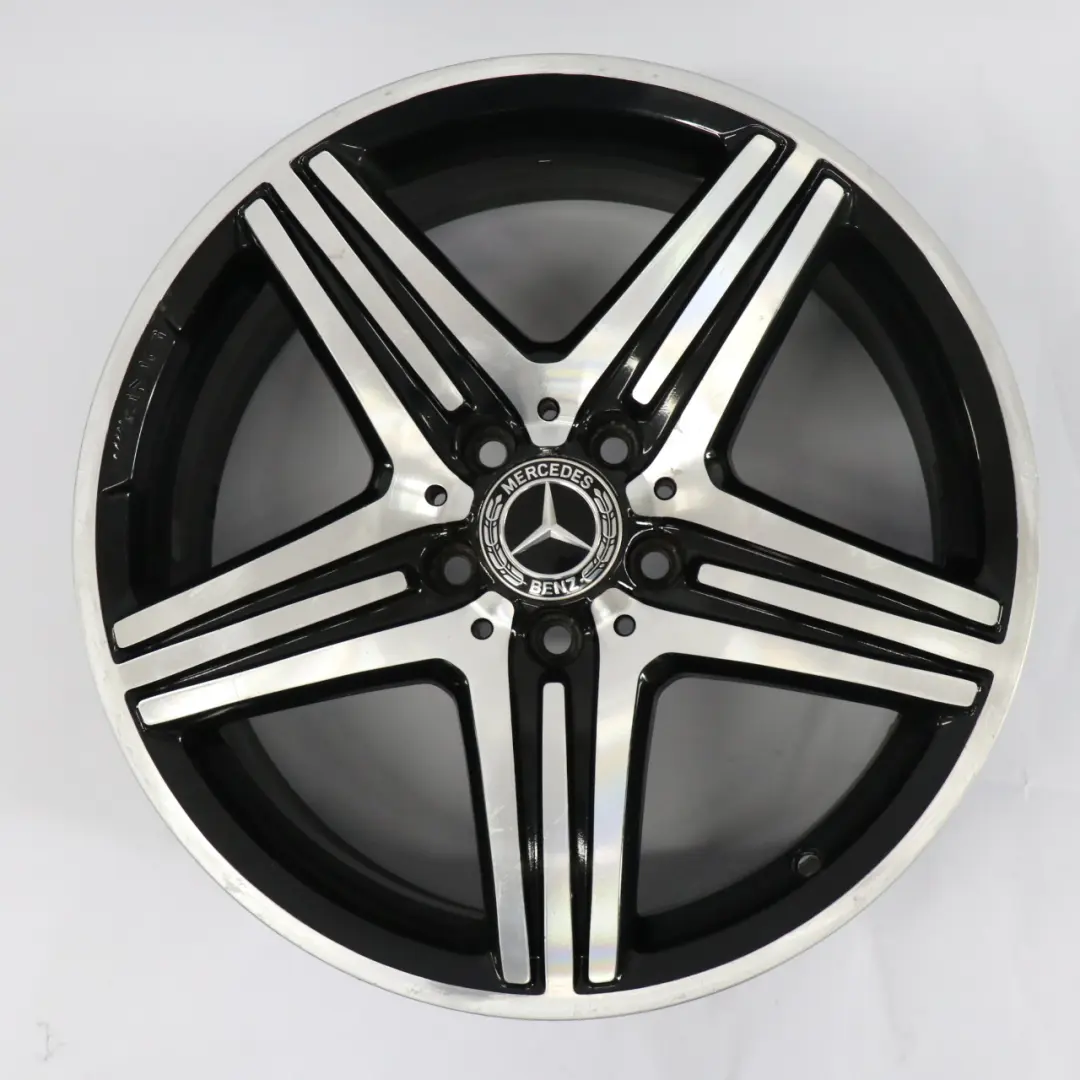 Mercedes W176 AMG Wheel Alloy Rim 18" 5 Double Spoke ET:48 8J A1764010402