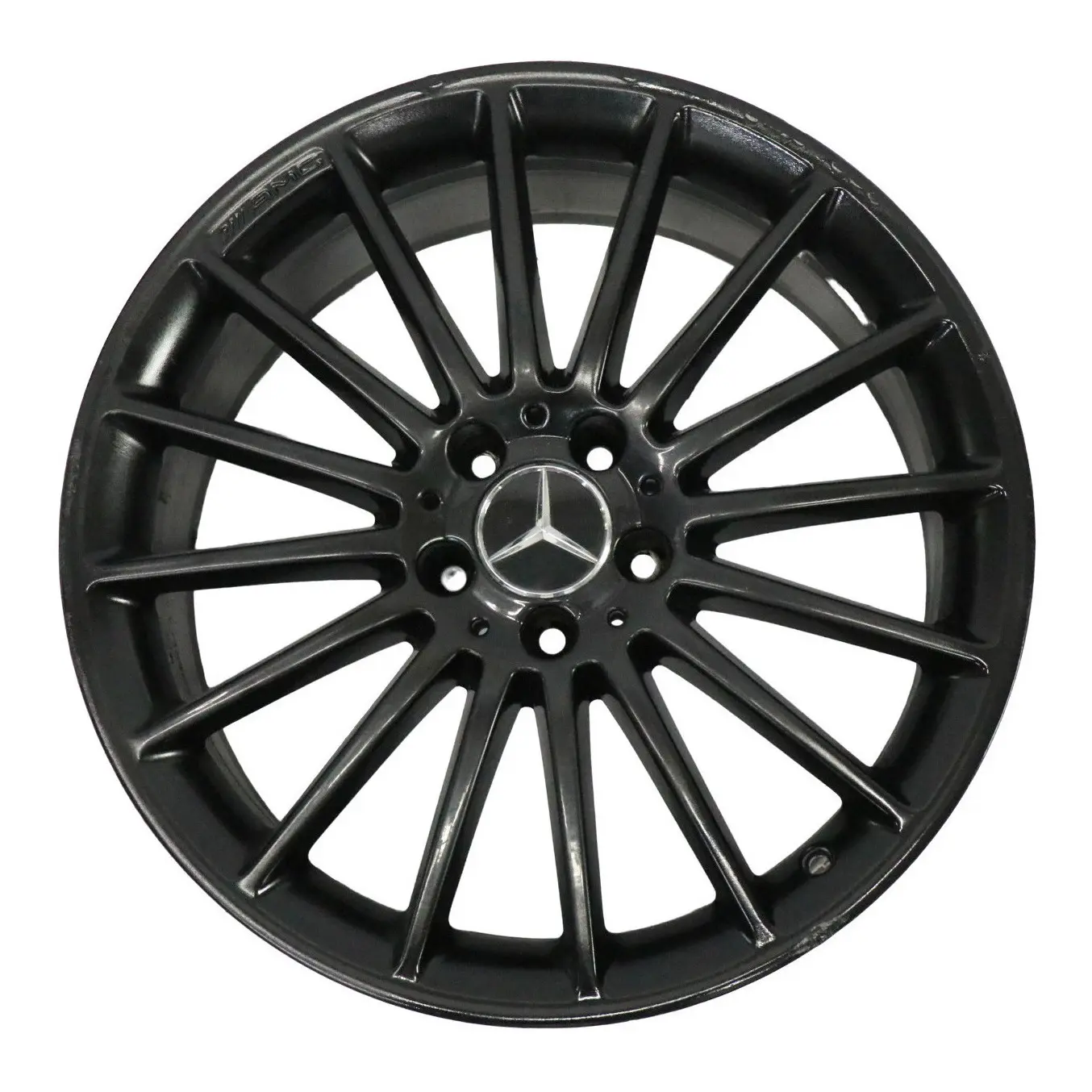 Mercedes C117 W176 AMG Black Wheel Alloy Rim 19" 16 Spoke ET:48 8J A1764010502