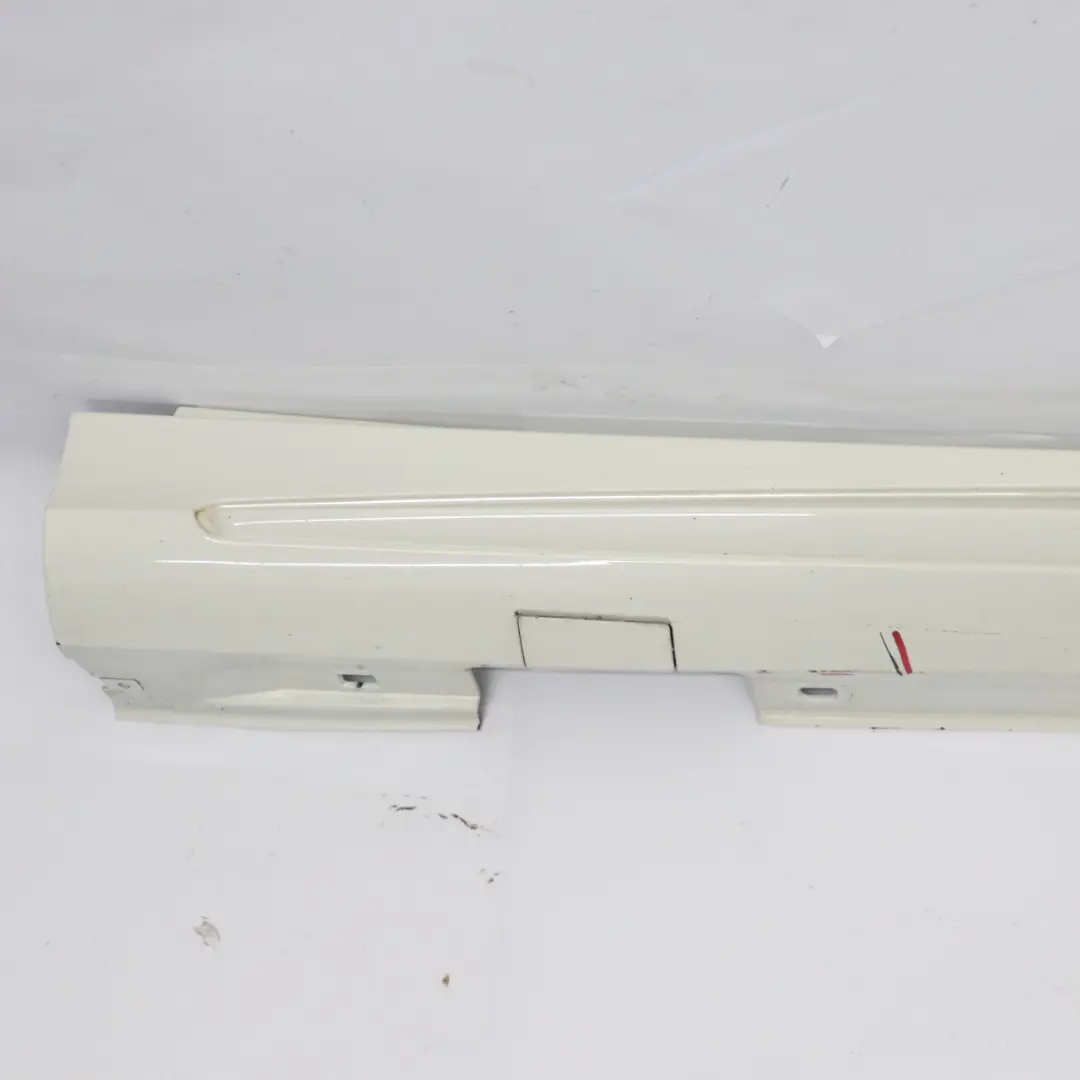 Mercedes W176 Side Skirt AMG Right O/S Door Sill Cover Calcite White - 650