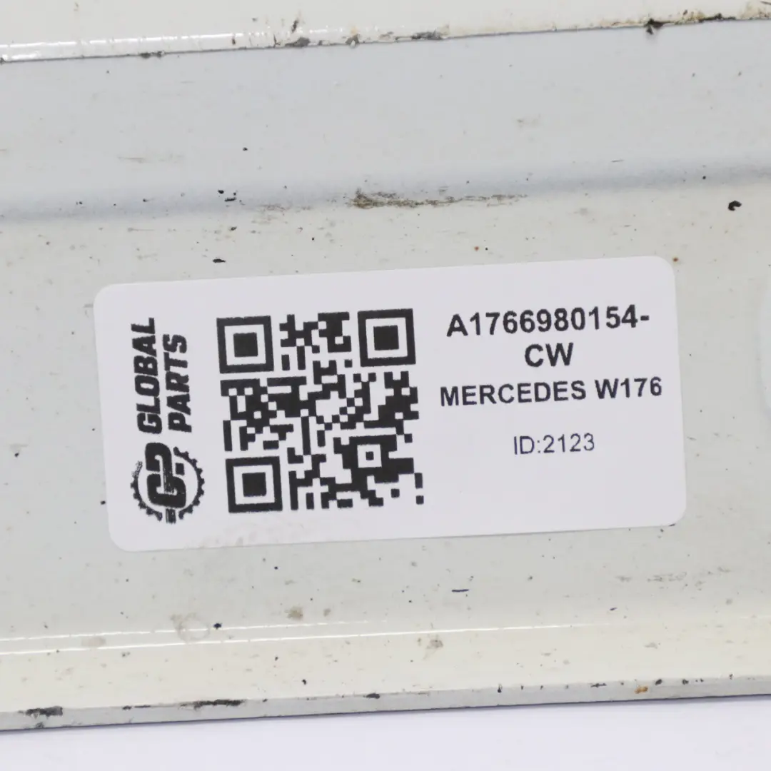 Mercedes W176 Side Skirt AMG Right O/S Door Sill Cover Calcite White - 650