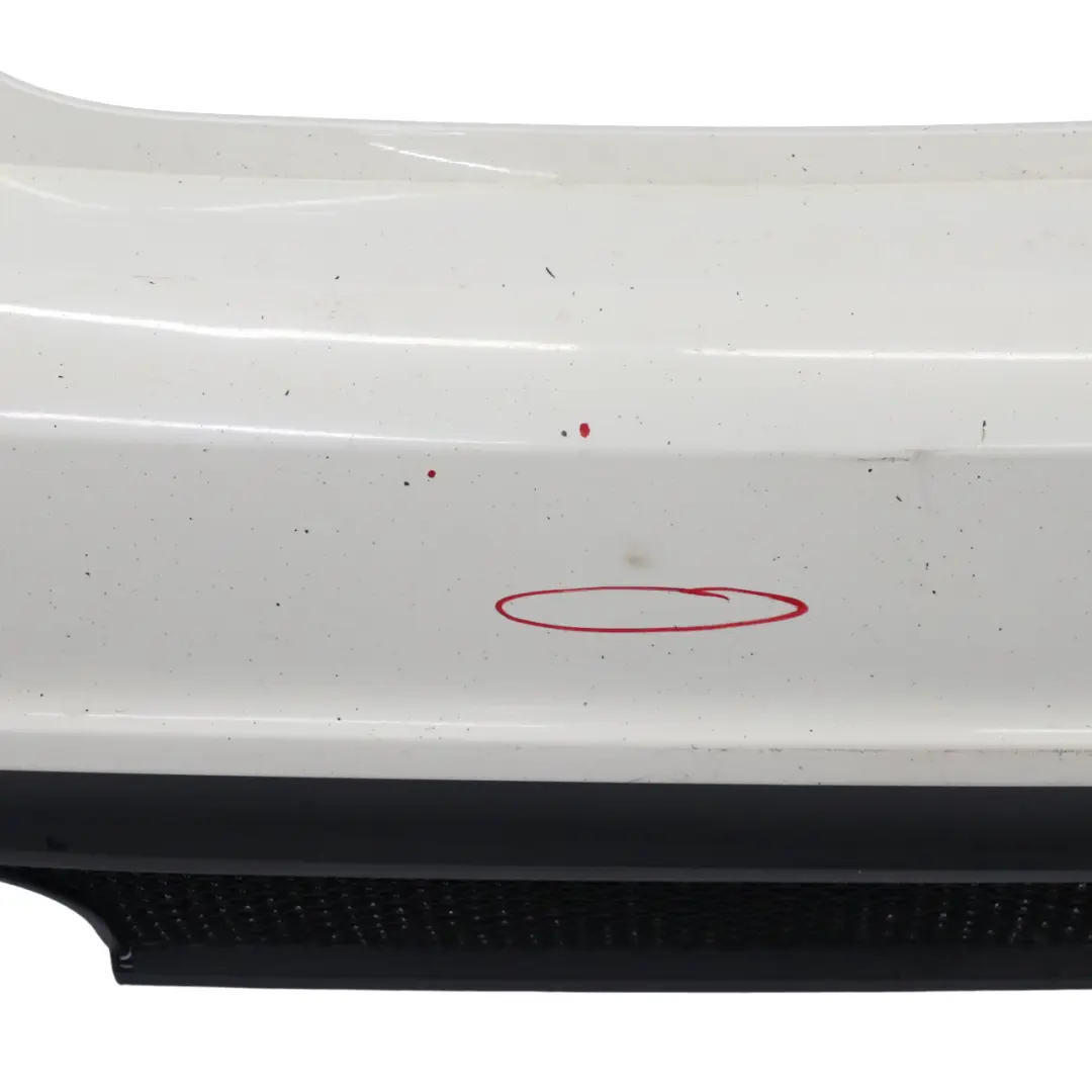 Mercedes W176 Bumper Rear Trim Panel AMG Calcite White - 650