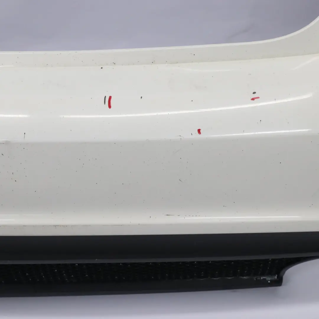 Mercedes W176 Bumper Rear Trim Panel AMG Calcite White - 650