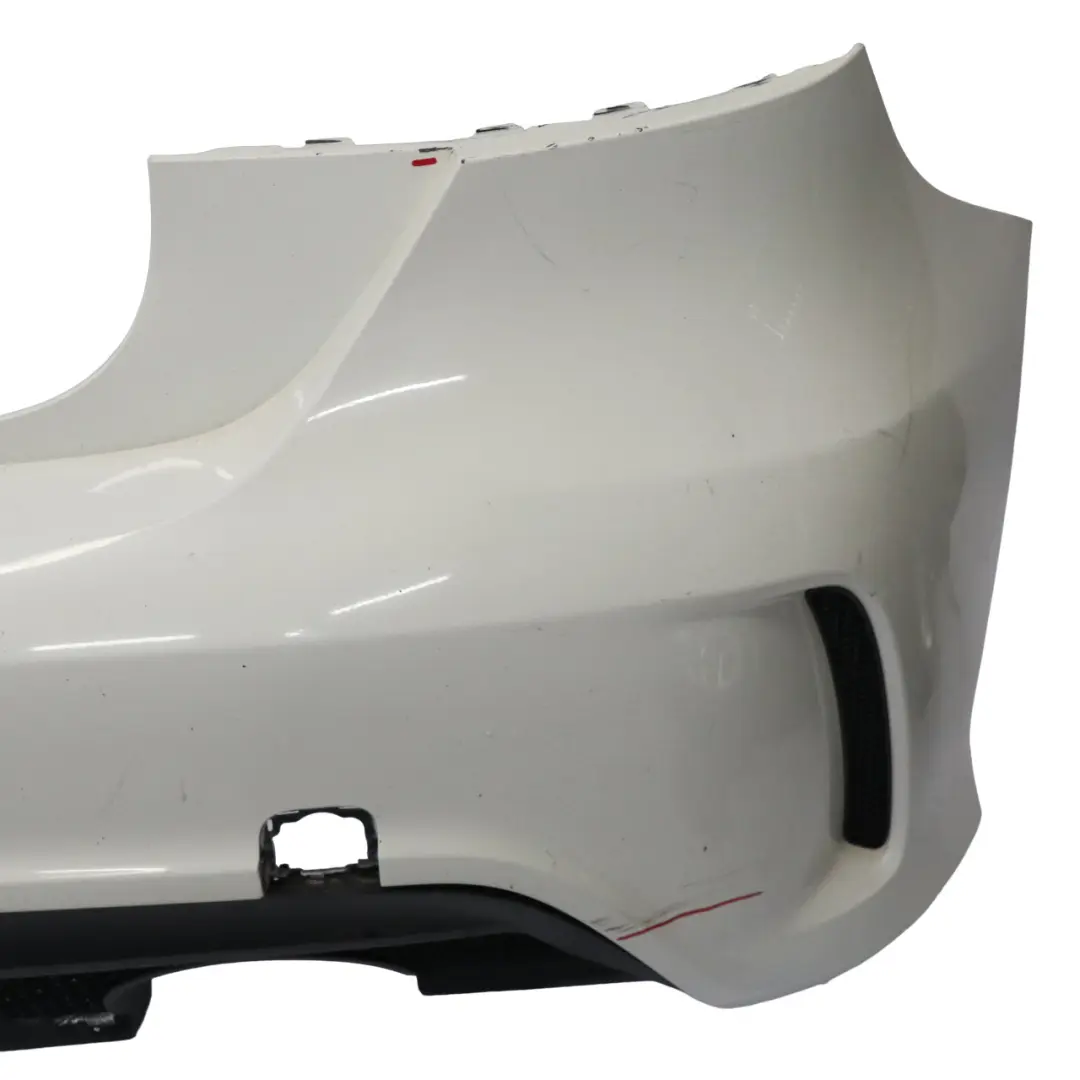 Mercedes W176 Bumper Rear Trim Panel AMG Calcite White - 650