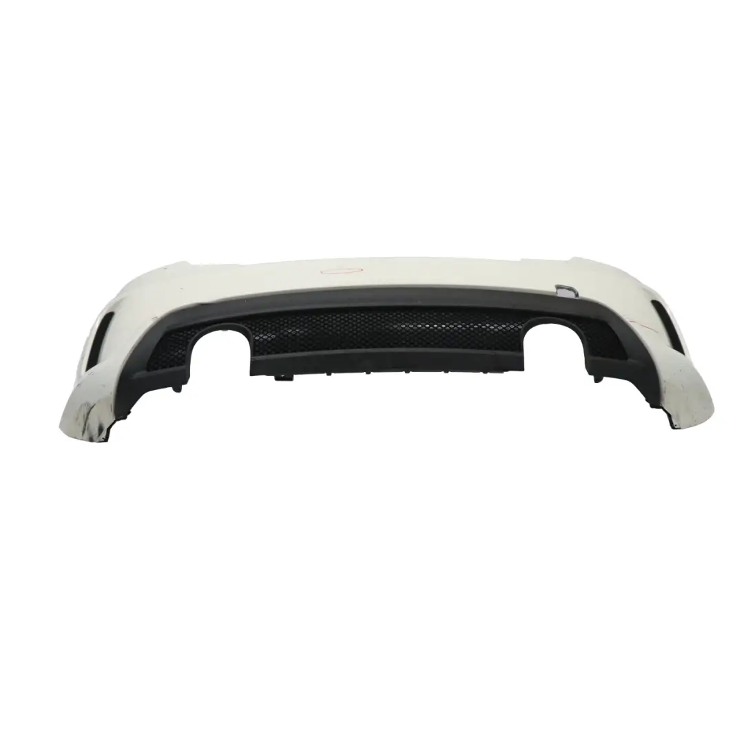 Mercedes W176 Bumper Rear Trim Panel AMG Calcite White - 650