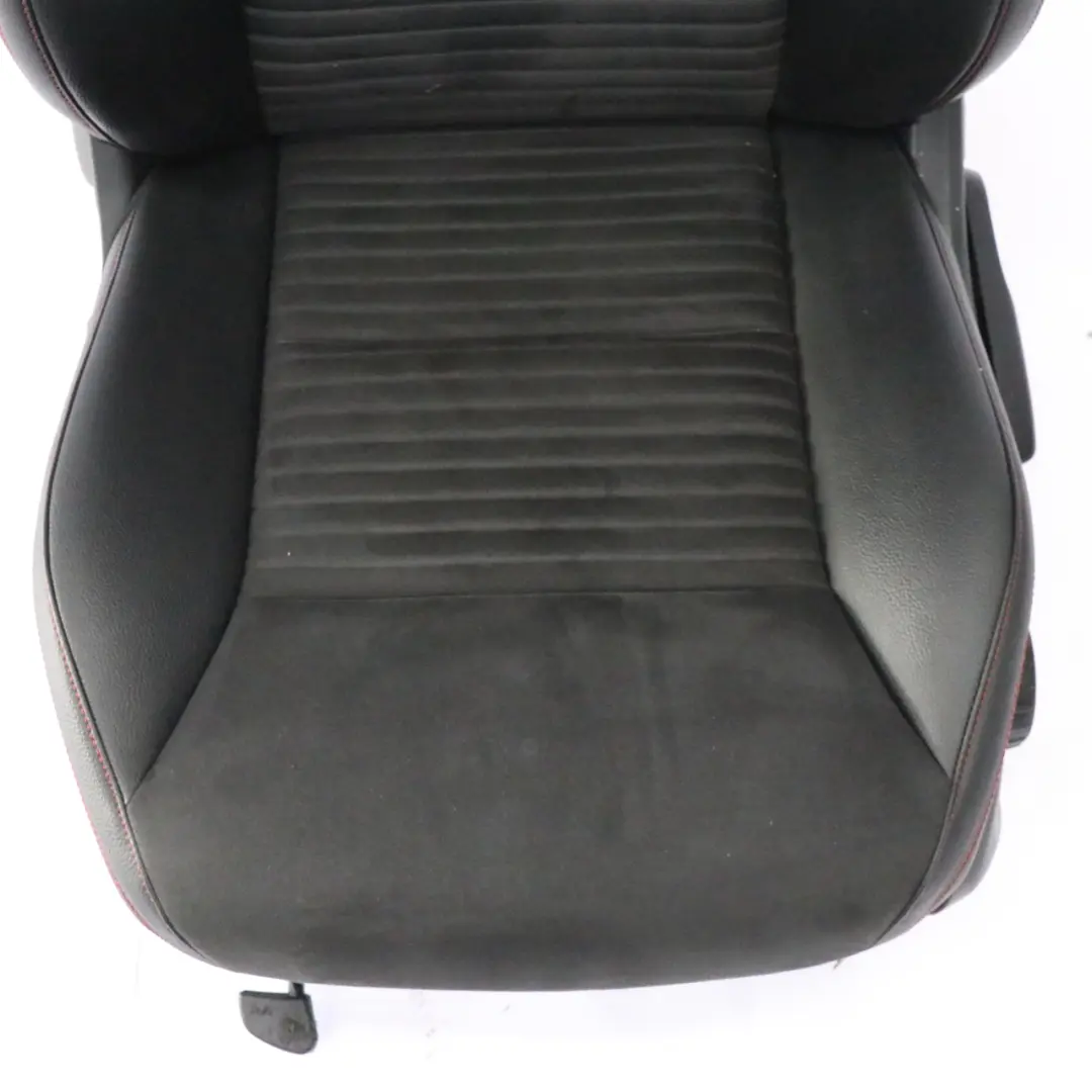 Mercedes W176 Asiento Delantero Izquierdo Tela Imitación Cuero Microfibra Negro